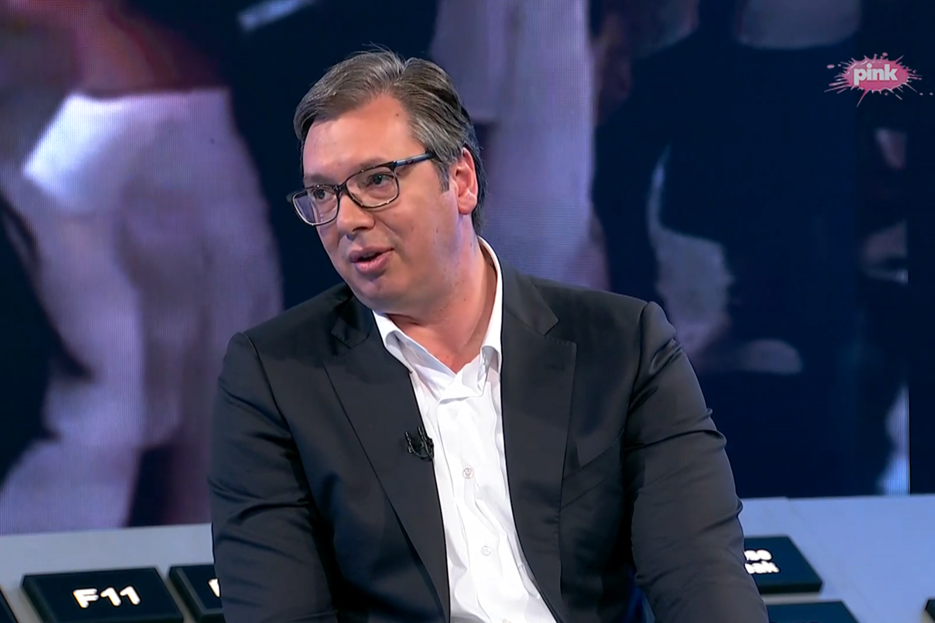 Beograd 31.05.2020. Aleksandar Vučić, emisija Hit Tvit, televizija Pink Foto: Printscreen/TvPink