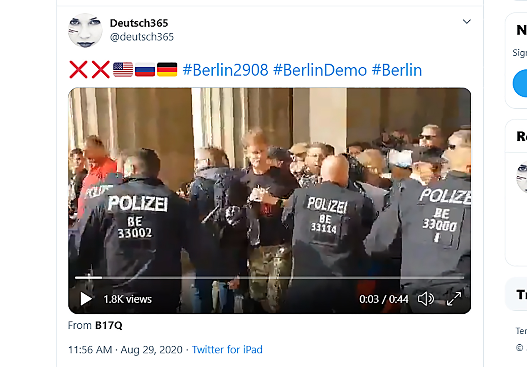 berlin guranje sa policijom