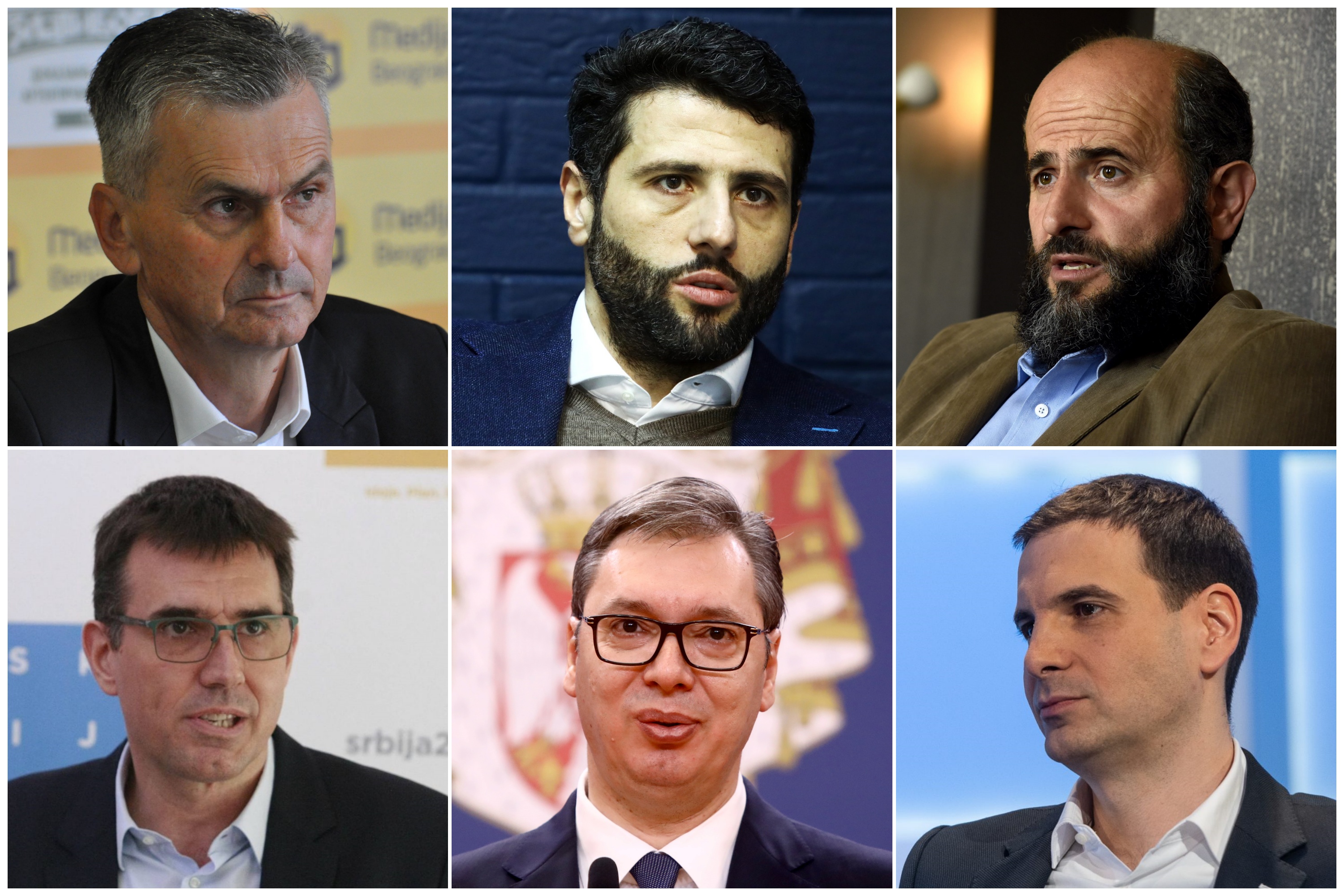 Milan Stamatović, Aleksandar Šapić, Muamer Zukorlić, Marko Đurišić, Aleksandar Vučić, Miloš Jovanović