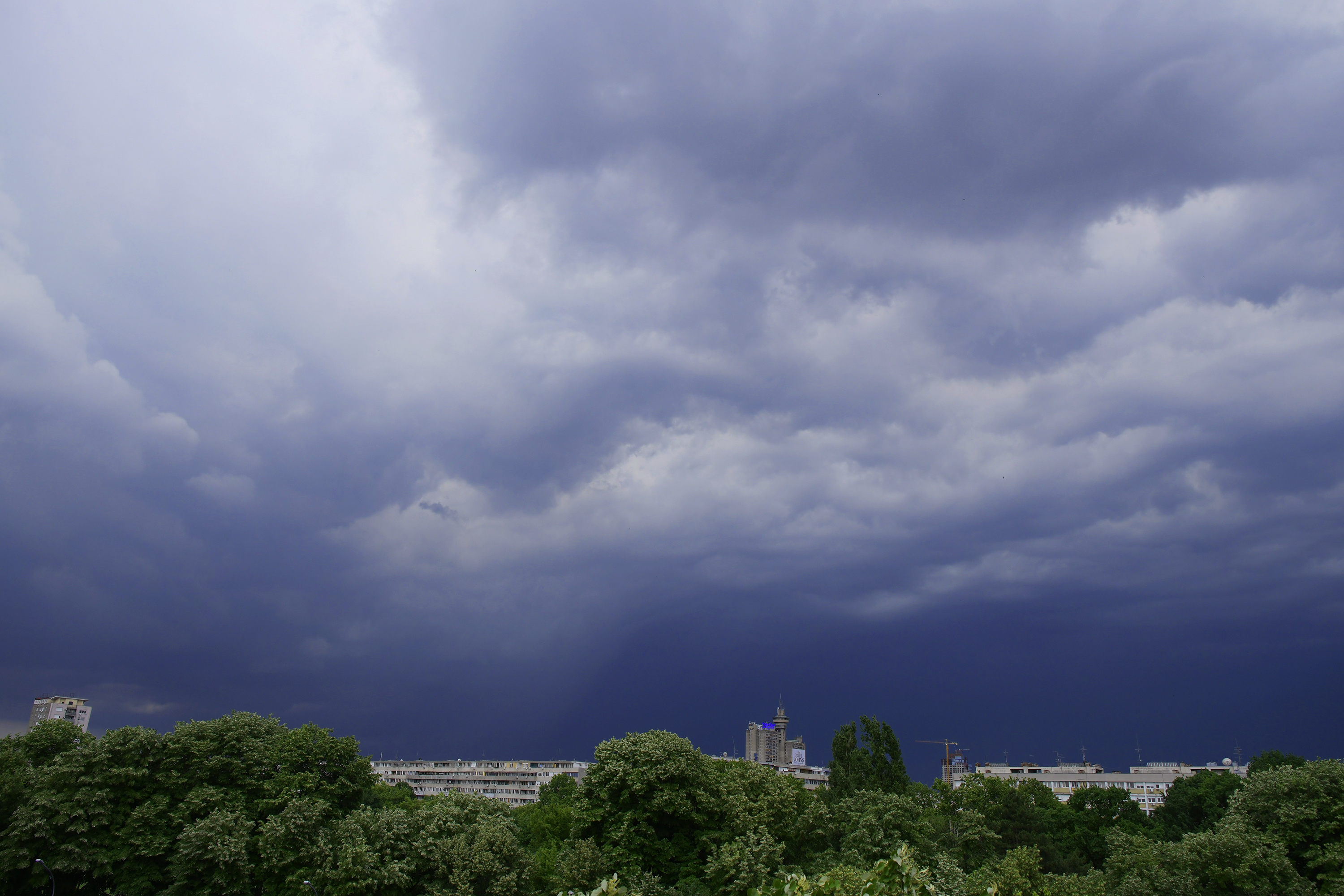 Nevreme, vreme, oblaci, panorama, beograd