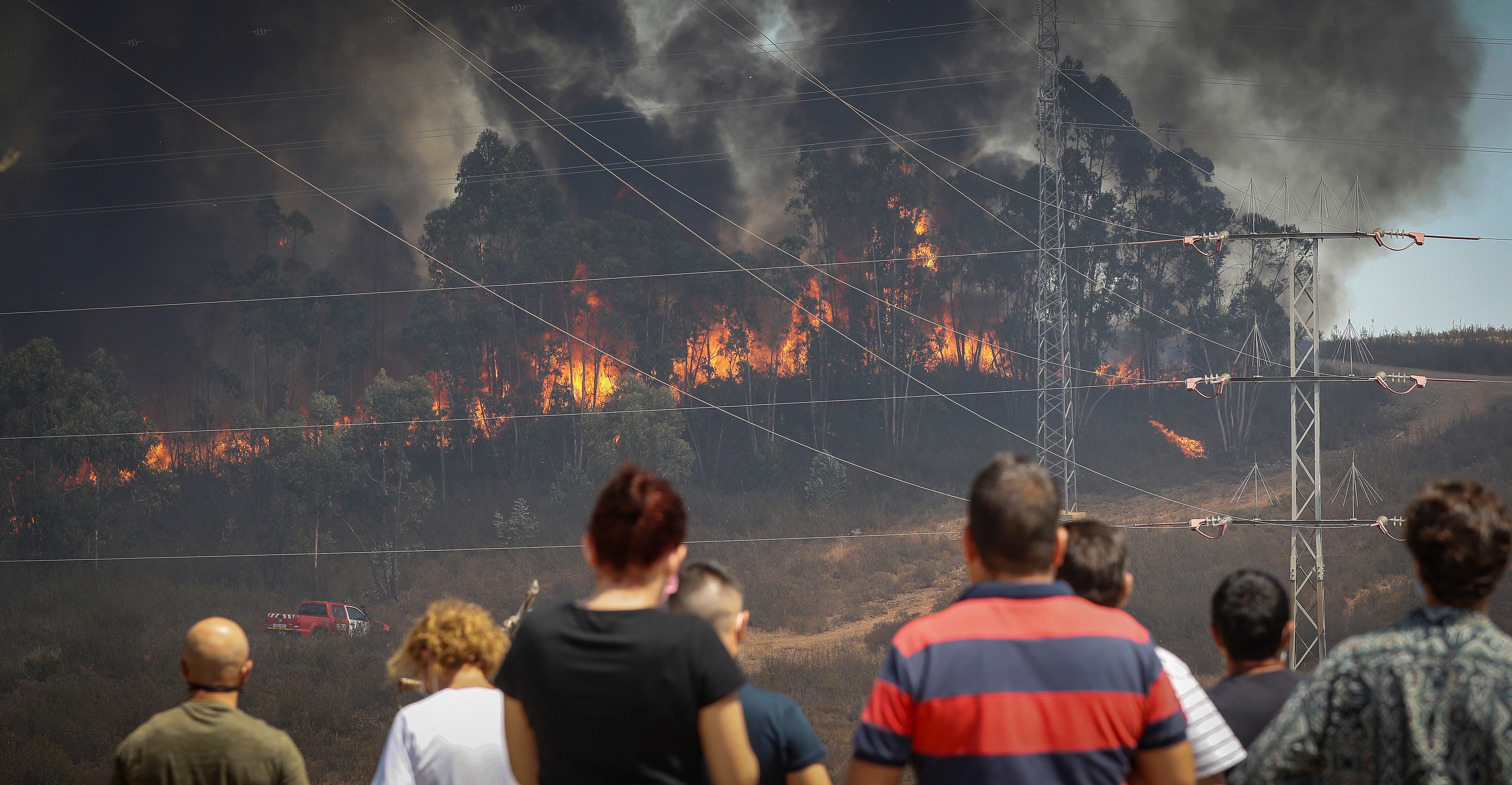 Forest fire in Huelva