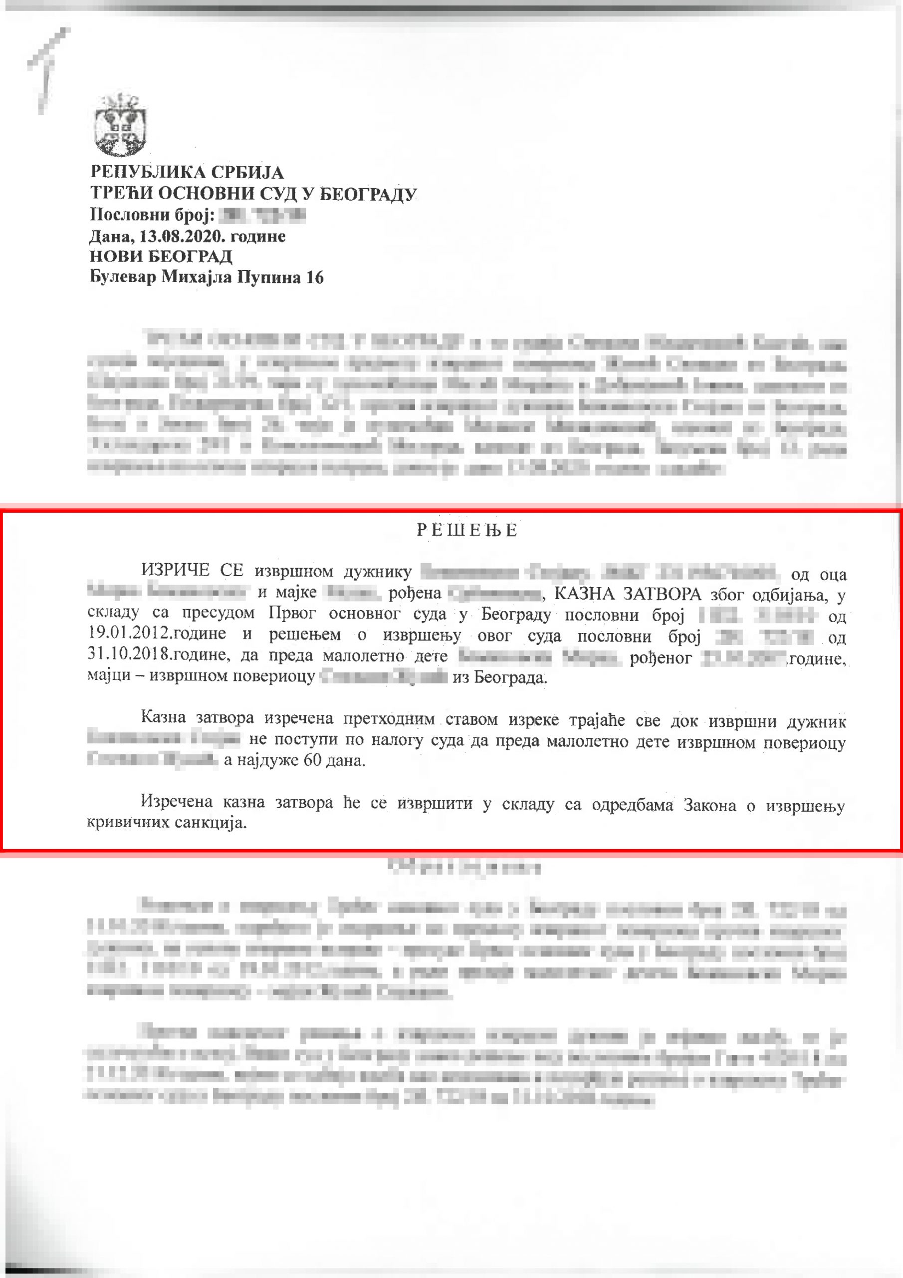 Zlostavljano dete dokumenta