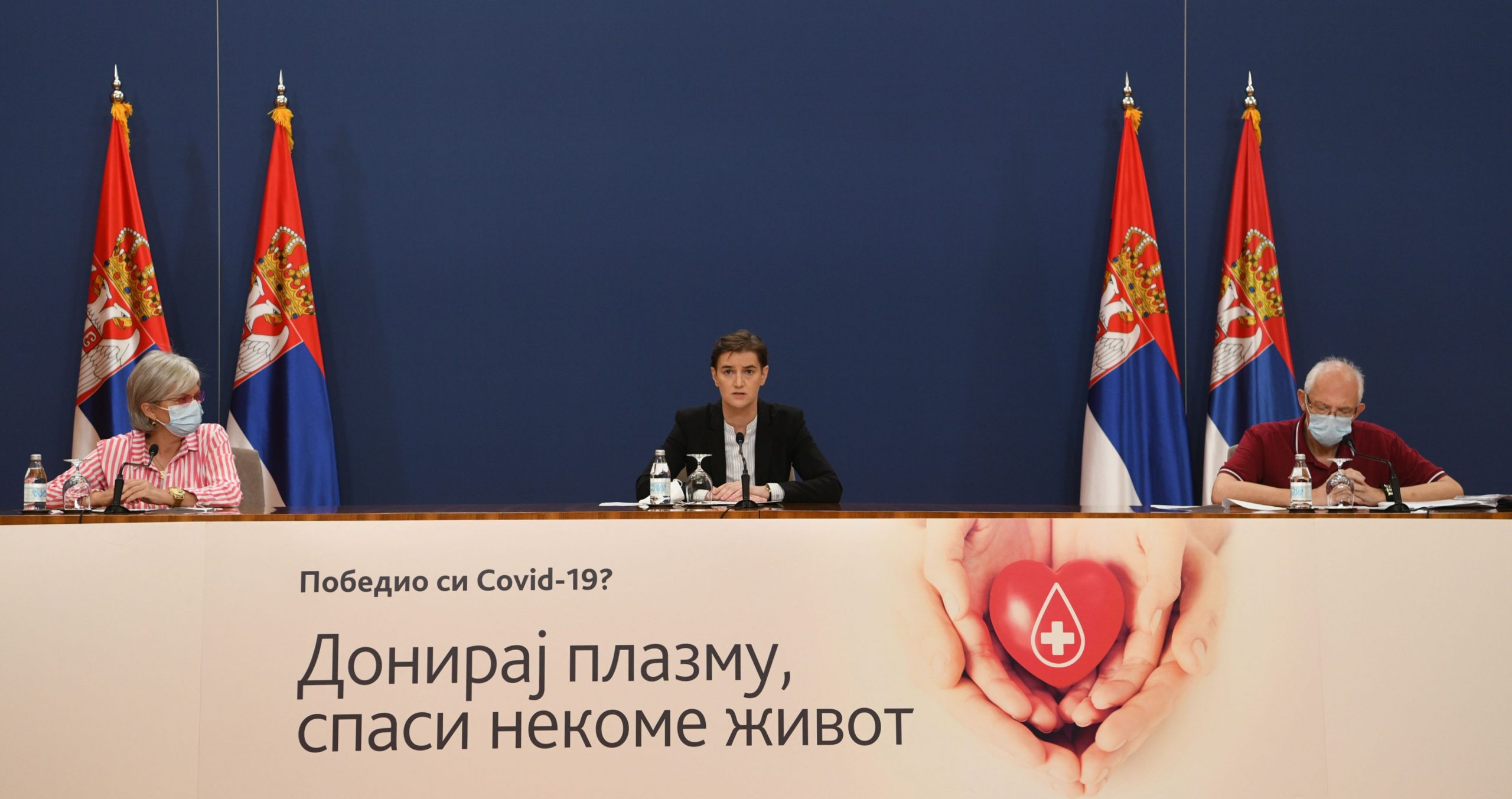 Beograd, 05.08.2020. Krizni štab, koronavirus, Edita Stokić, Ana Brnabić, Predrag Kon Foto: Filip Krainčanić/Nova.rs