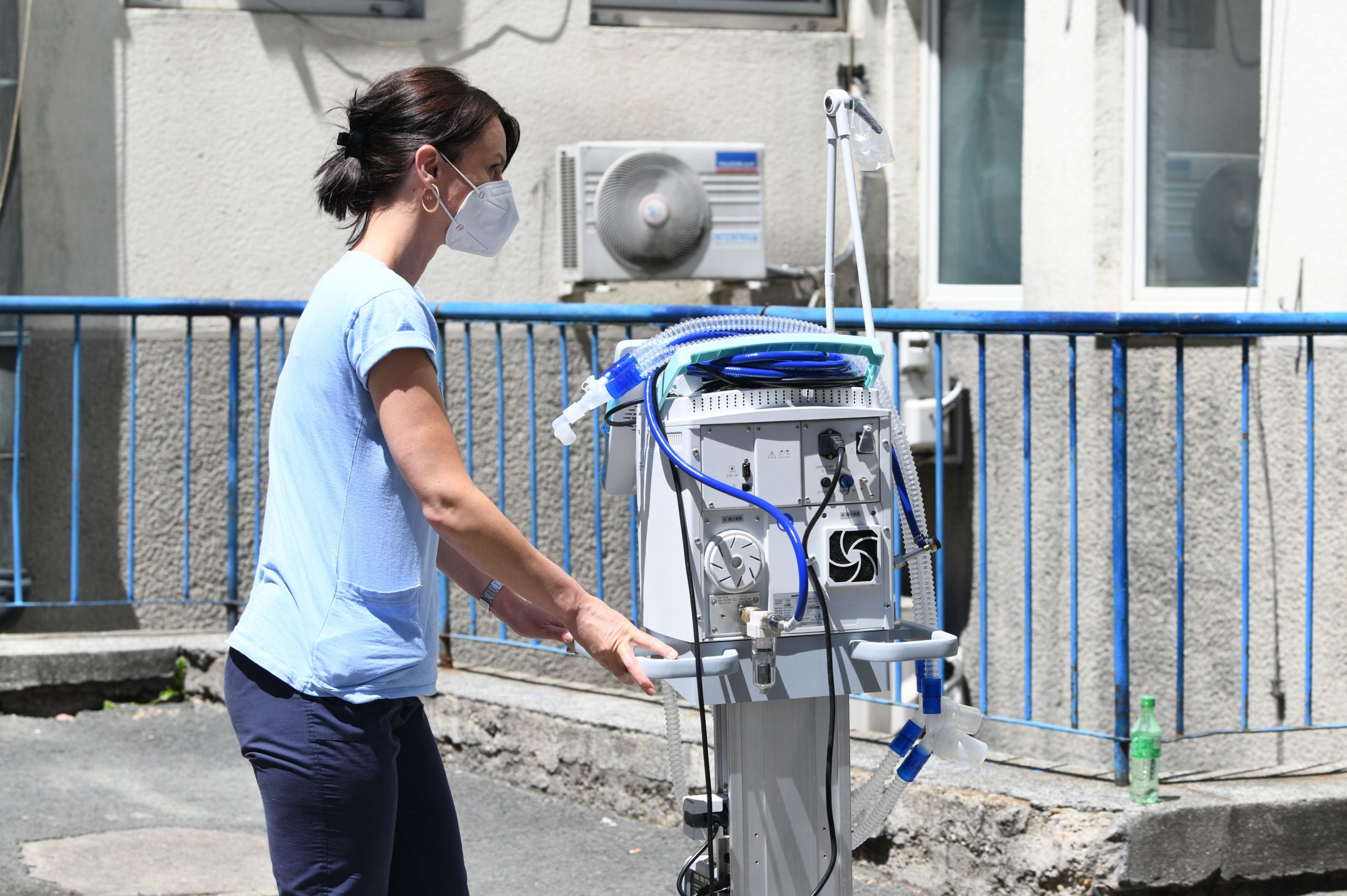 Beograd 30. jun 2020. KBC Zemun, Covid bolnica respirator Foto:Filip Krainčanić/Nova.rs