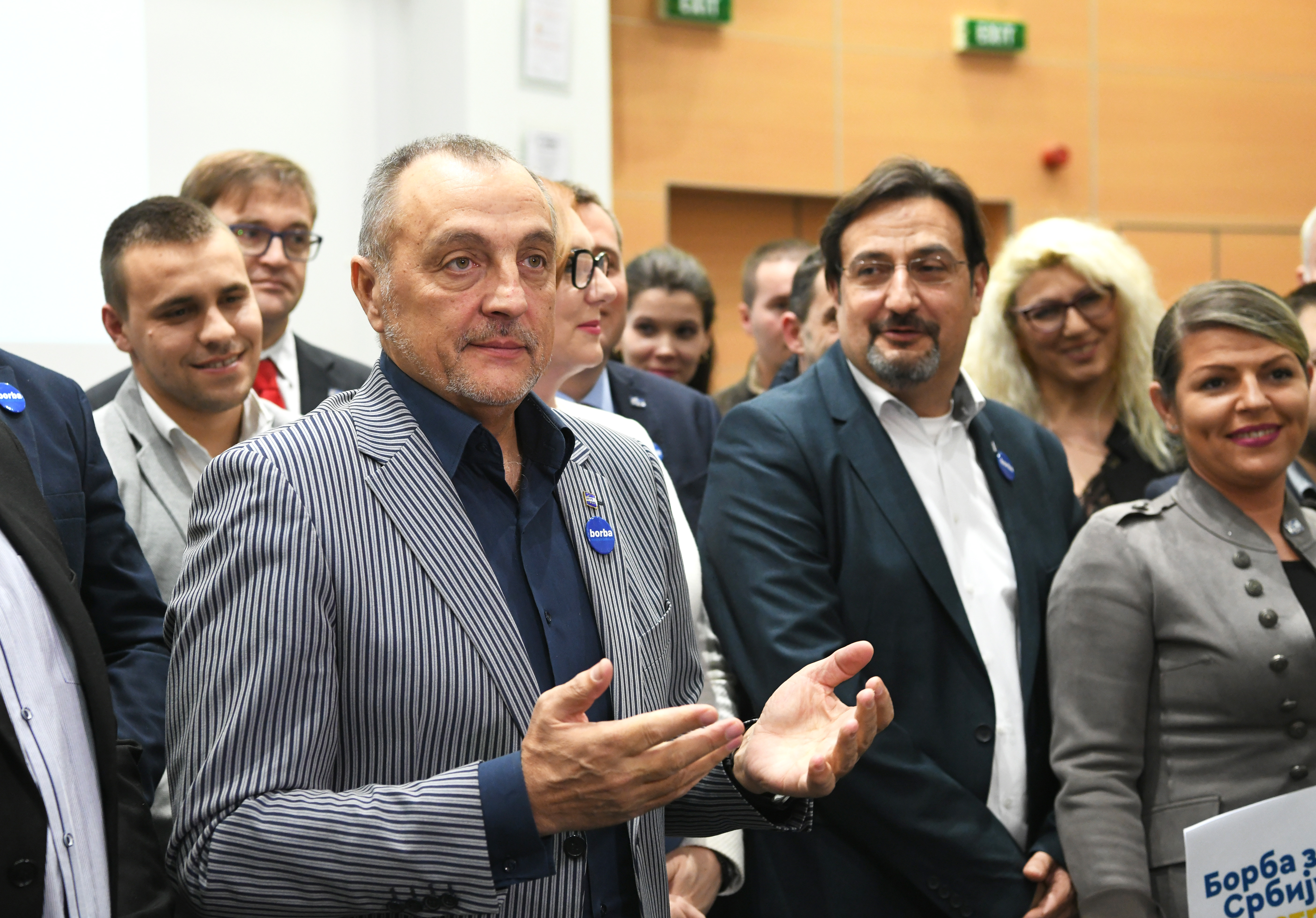 BEOGRAD 07.03.2020. Zoran Živković, Aris Movsesijan. Nova stranka, konferencija za novinare, izbori Foto: Vesna Lalić