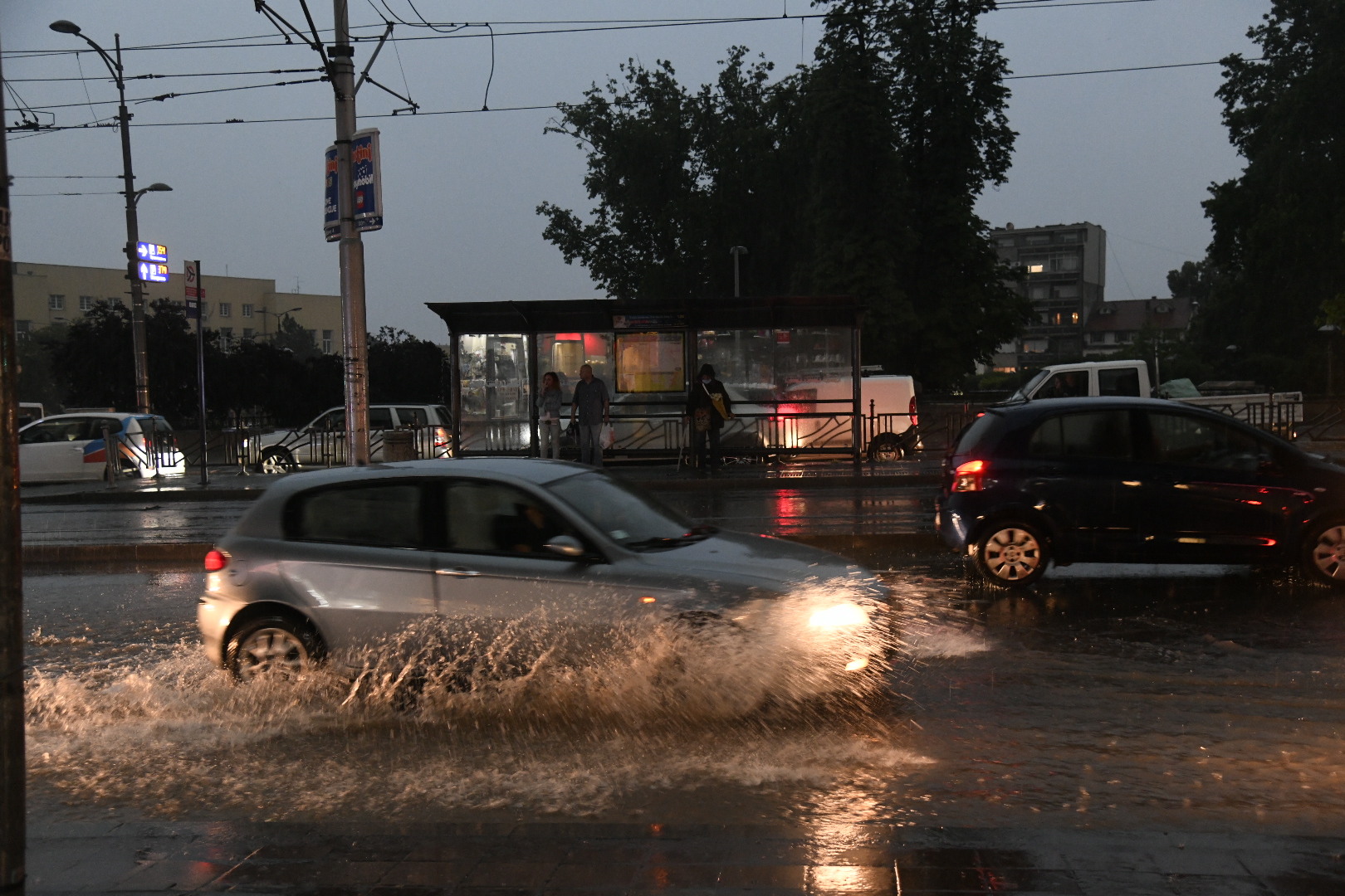 Beograd 08.06.2020. Kiša, pljusak. Nevreme, oblaci, tmurno vreme, oluja Foto: Nemanja Jovanović/Nova.rs