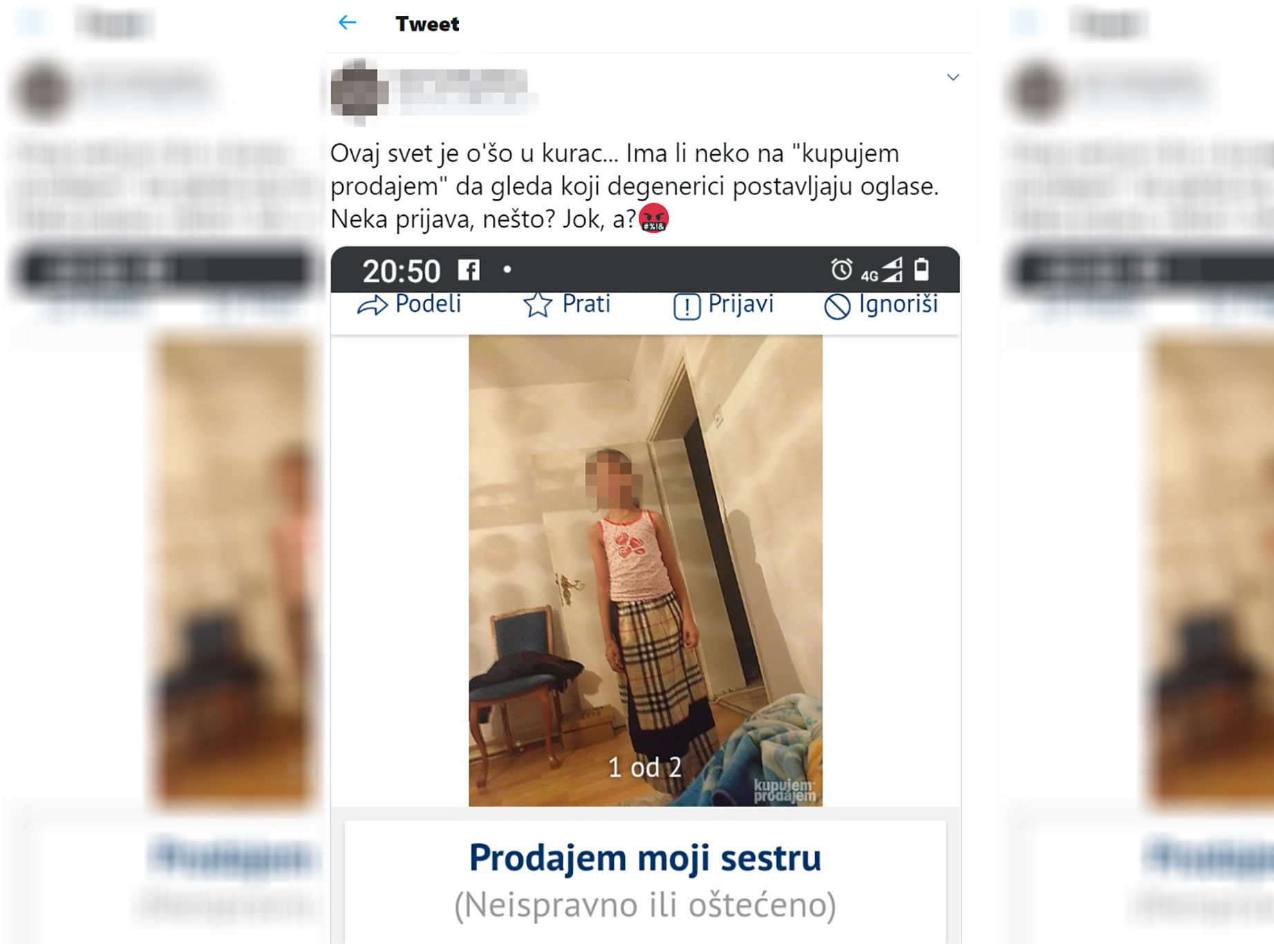 prodajem sestru
