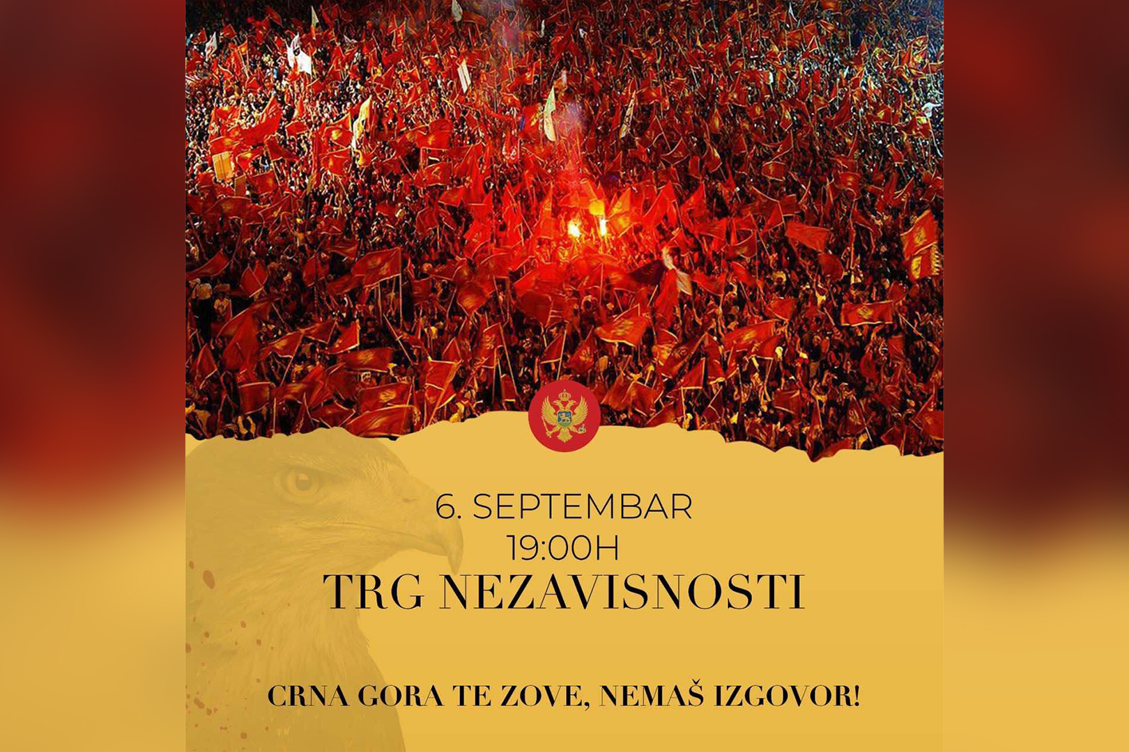 DPS pozvao svoje pristalice na skup 6. septembra