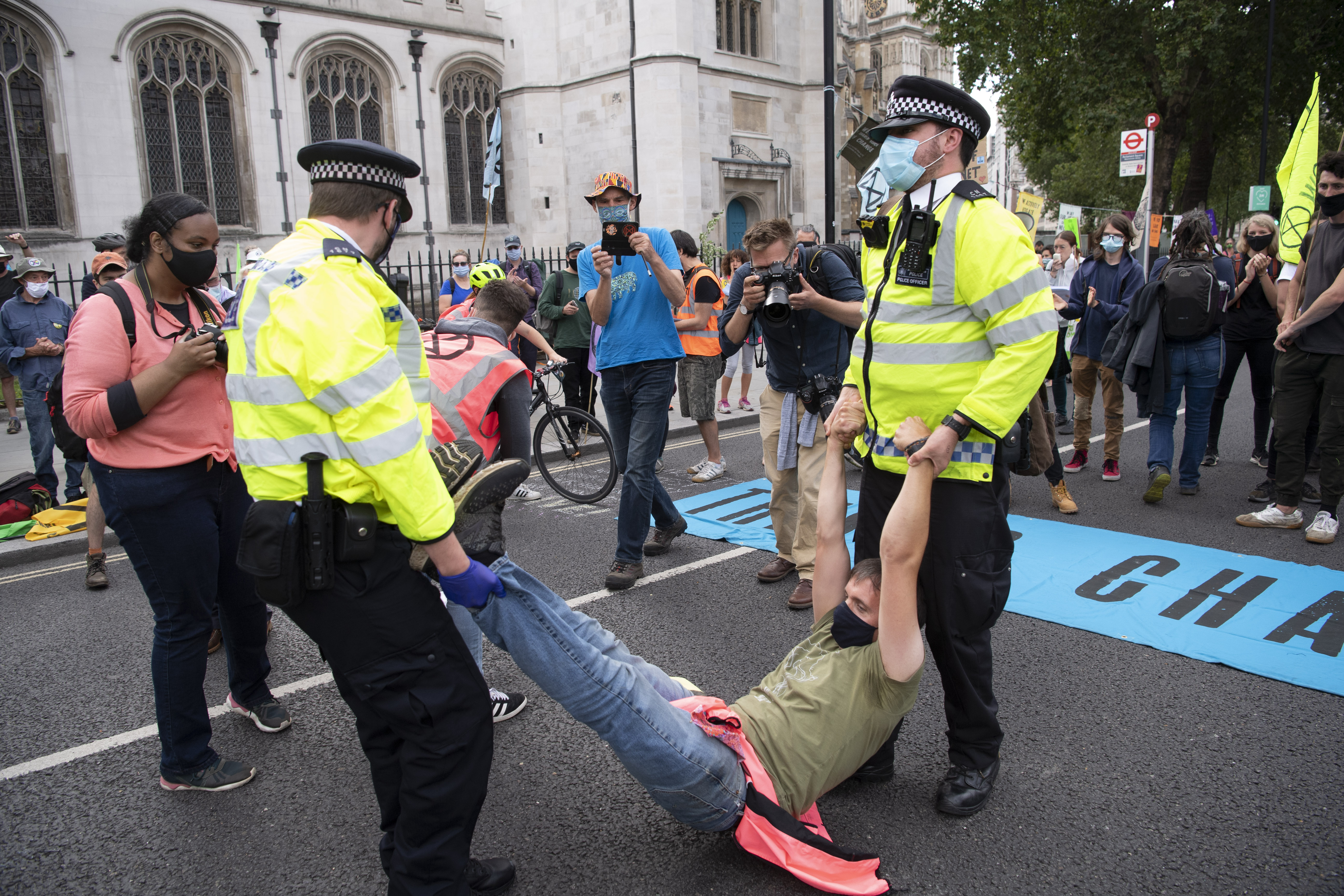 Extinction Rebellion protest in London