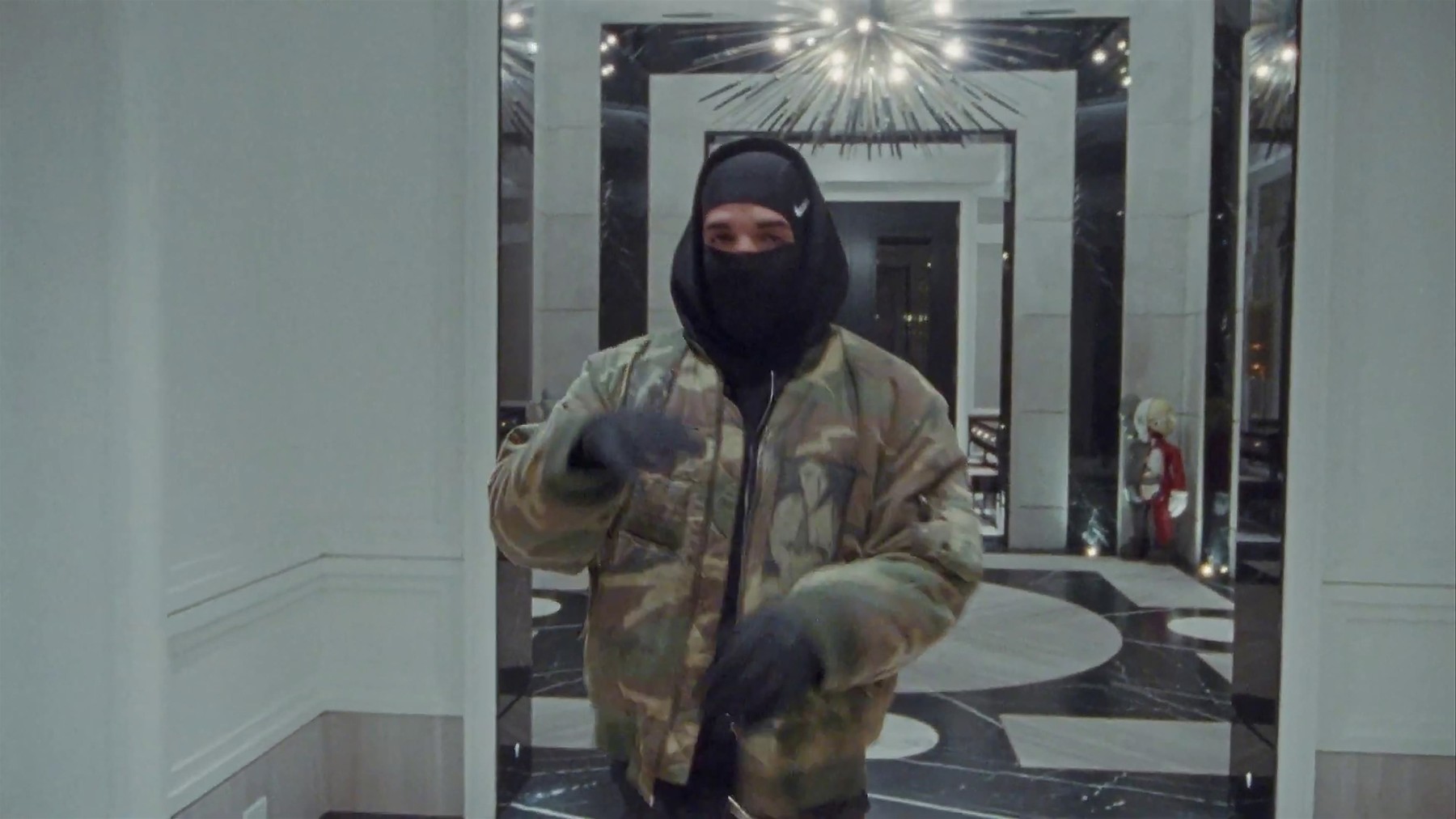 Drake shows off his mansion in his new music video 'Toosie Slide' while on home isolation