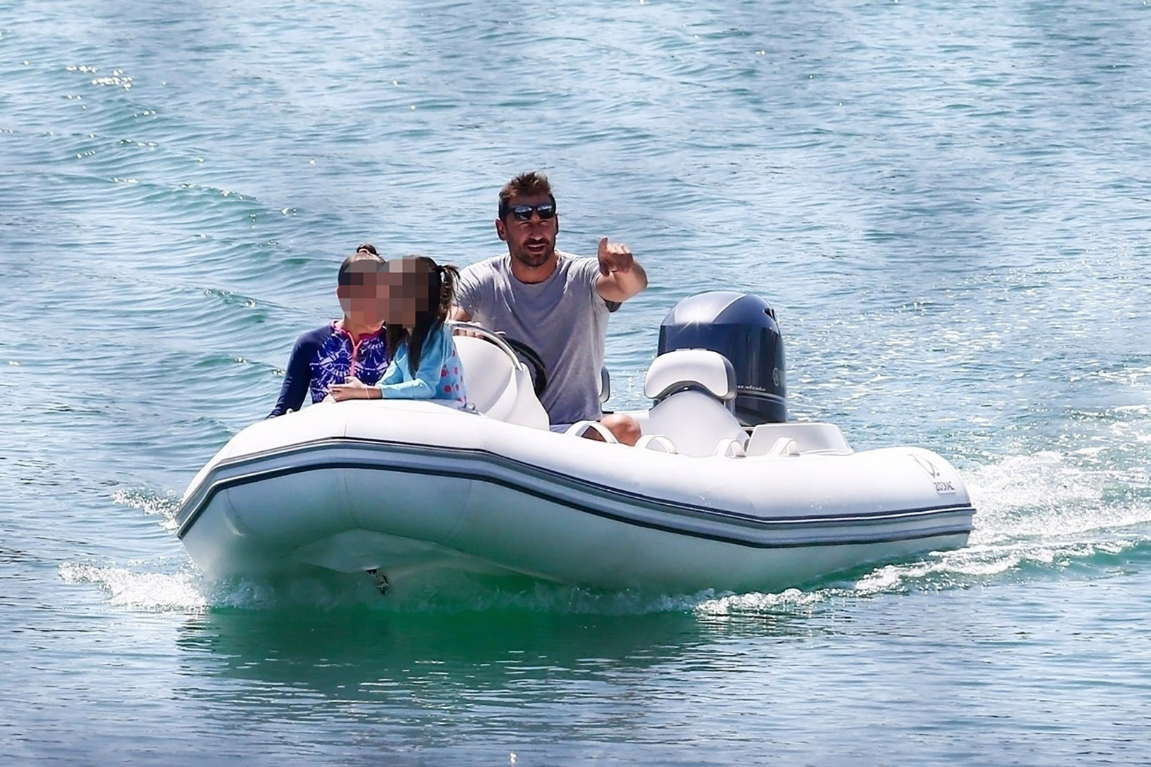 *EXCLUSIVE* Adriana Lima lets the girls go on a Boat Ride with ex Marko Jaric