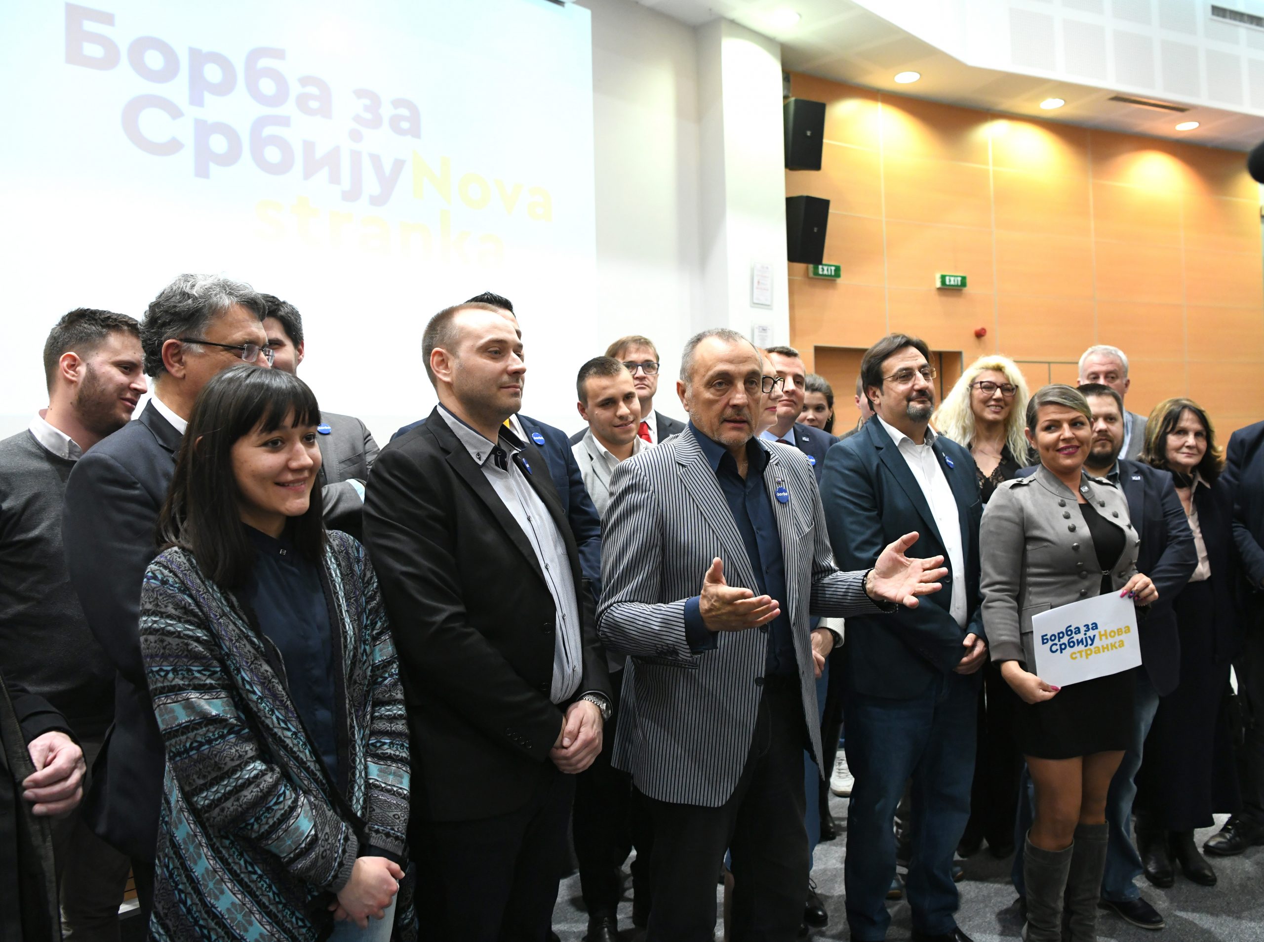 BEOGRAD 07.03.2020. Zoran Živković, Aris Movsesijan. Nova stranka, konferencija za novinare, izbori Foto: Vesna Lalić