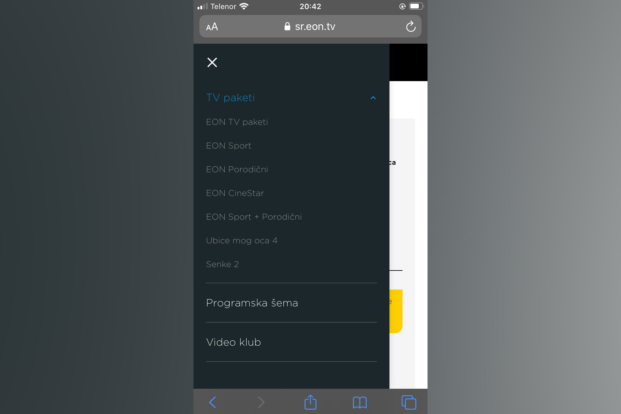 EON paket, SBB Foto: Promo