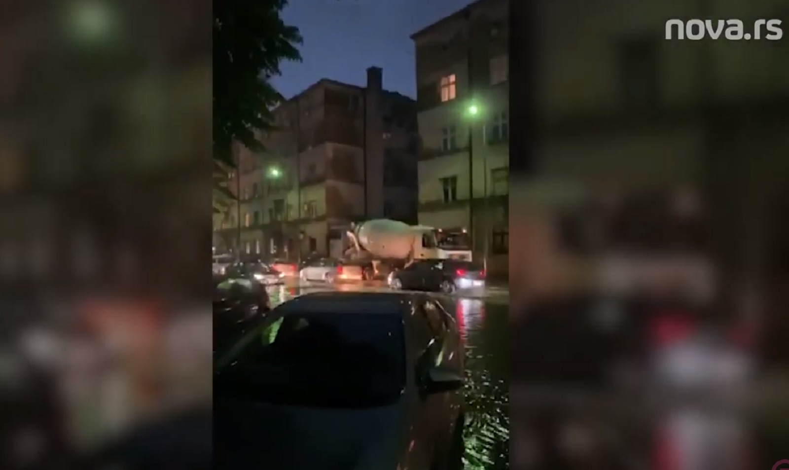Poplava u Beogradu; Foto: Printscreen NovaS