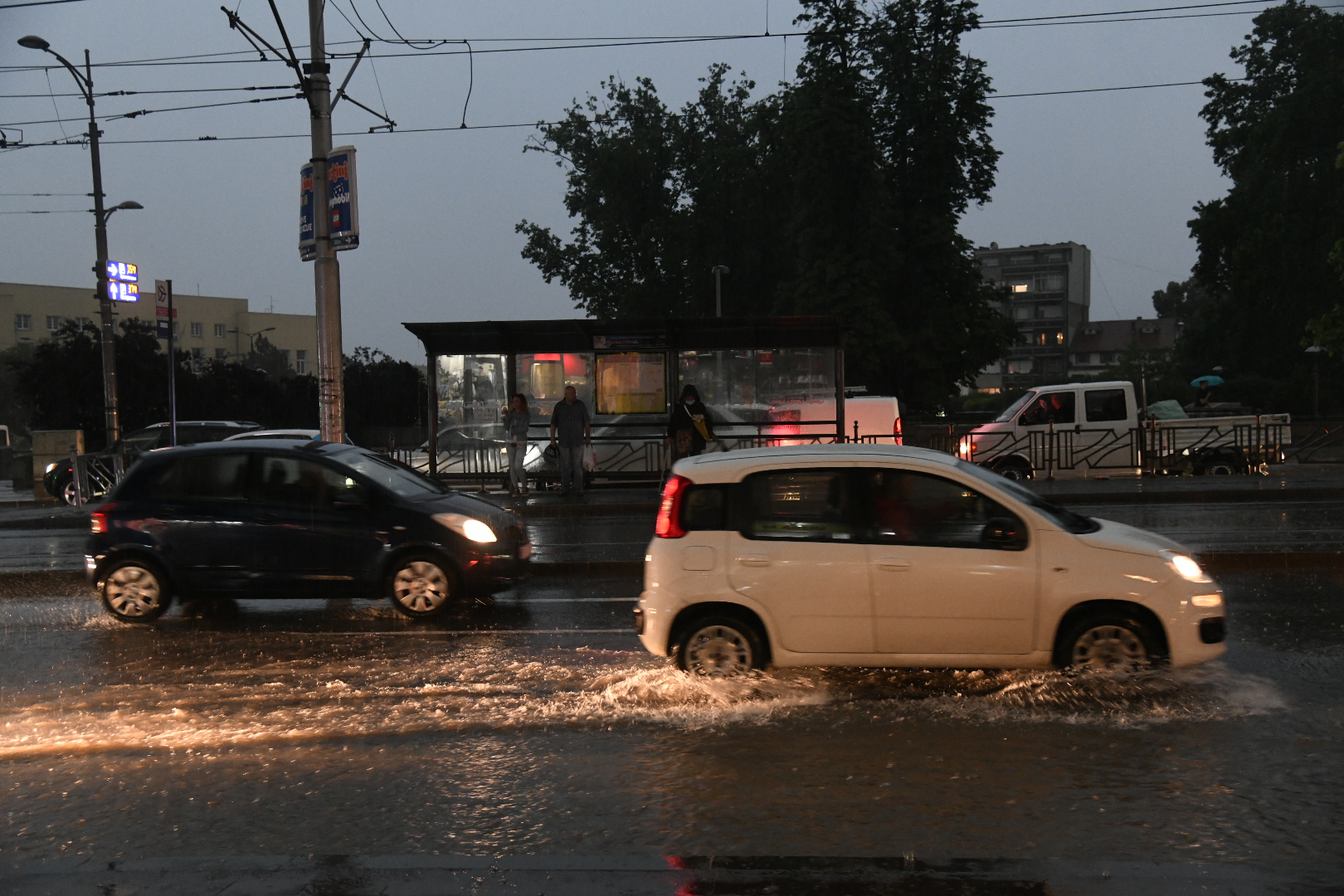 Beograd 08.06.2020. Kiša, pljusak. Nevreme, oblaci, tmurno vreme, oluja Foto: Nemanja Jovanović/Nova.rs