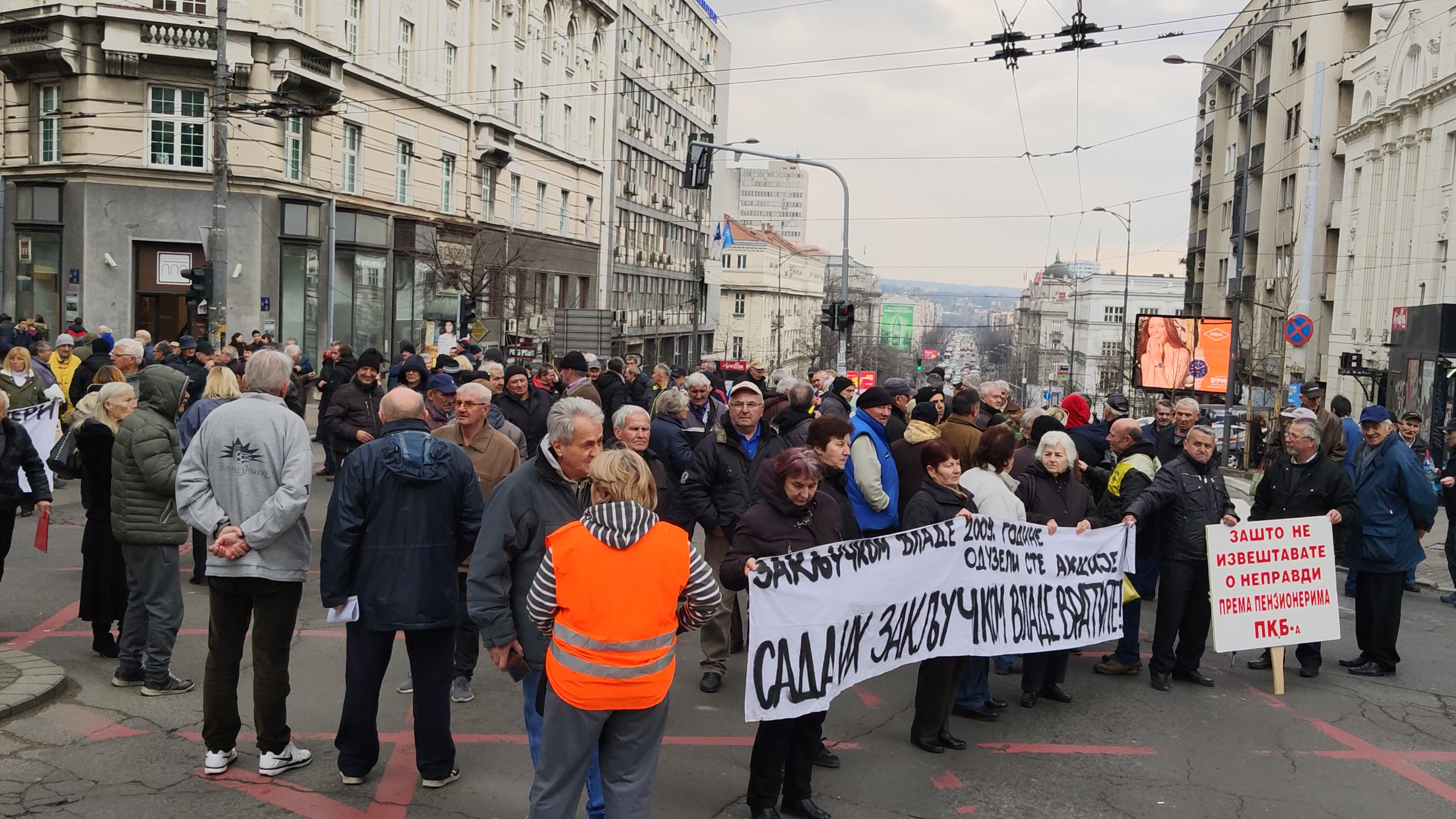 Protest penzionera PKBa 007