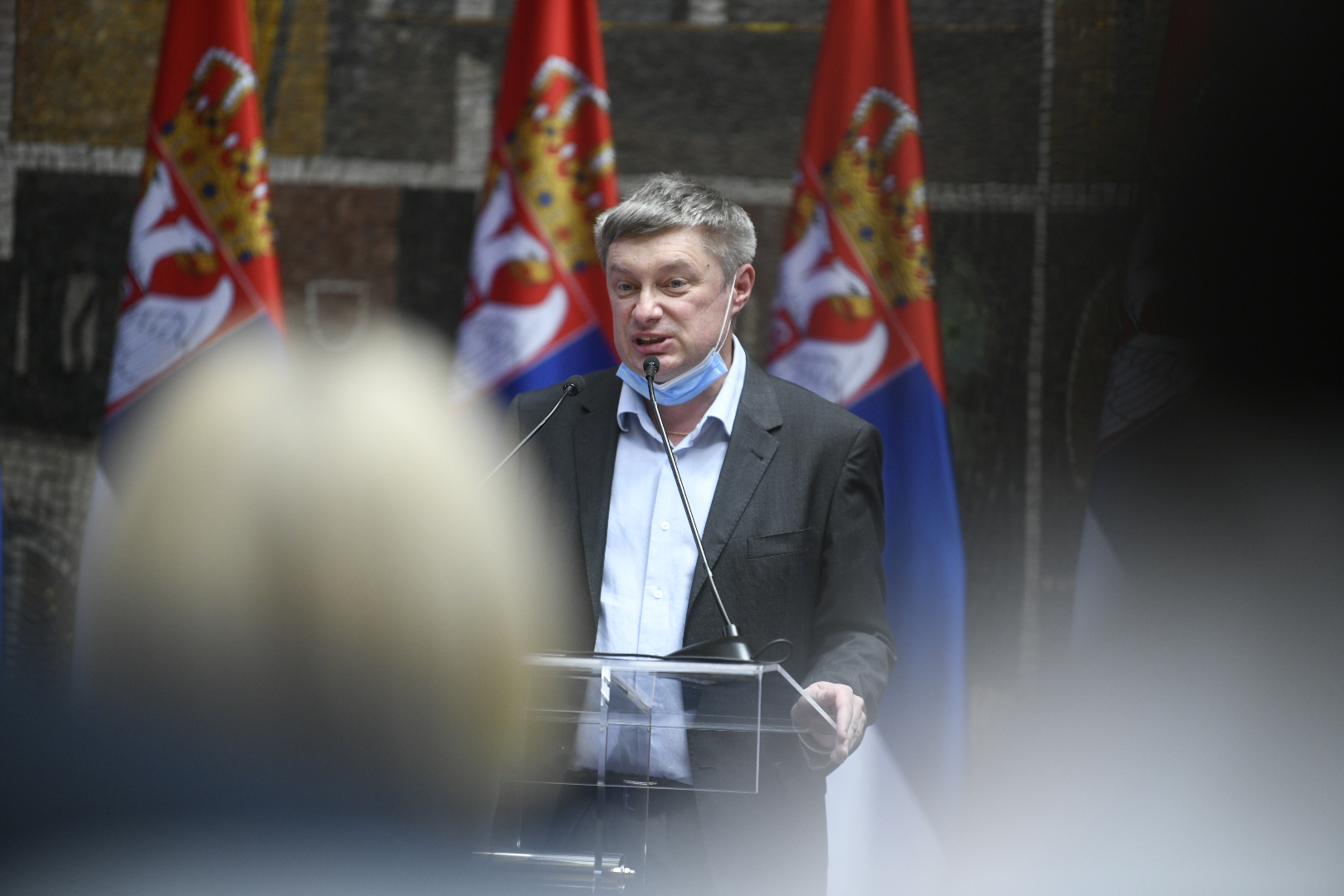 Beograd, 22.05.2020. Palata Srbija, Prijem, medicinske sestre, Vučić sa medicinskim radnicima angažovanim u kovid bolnicama, koronavirus, Dr Goran Stevanović Foto: Nemanja Jovanović/Nova.rs
