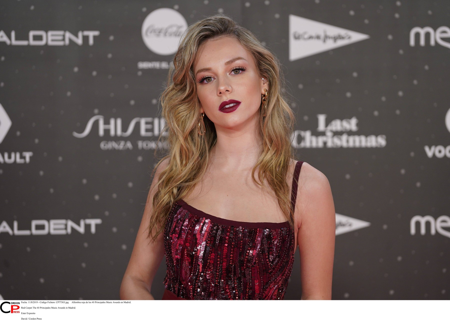Alfombra roja de los 40 Principales Music Awards en Madrid.