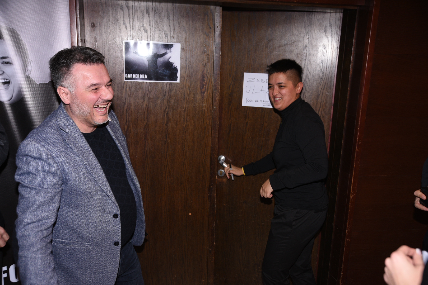 Beograd 09.03.2020. Bane Obradović  i Marija Šerifović Koncert Marije Šerifović Foto:Dragan Mujan/Nova.rs