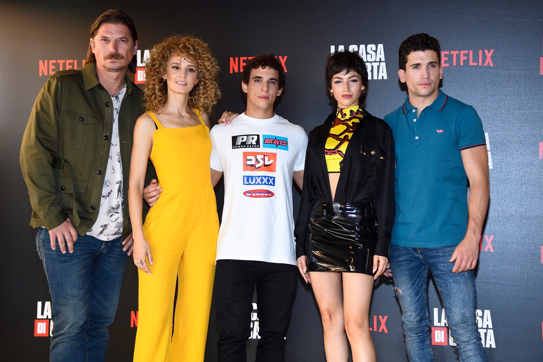 Photocall for the presentation of Spanish TV show 'La Casa de Papel' in Milan, Italy, 17 July 2019
