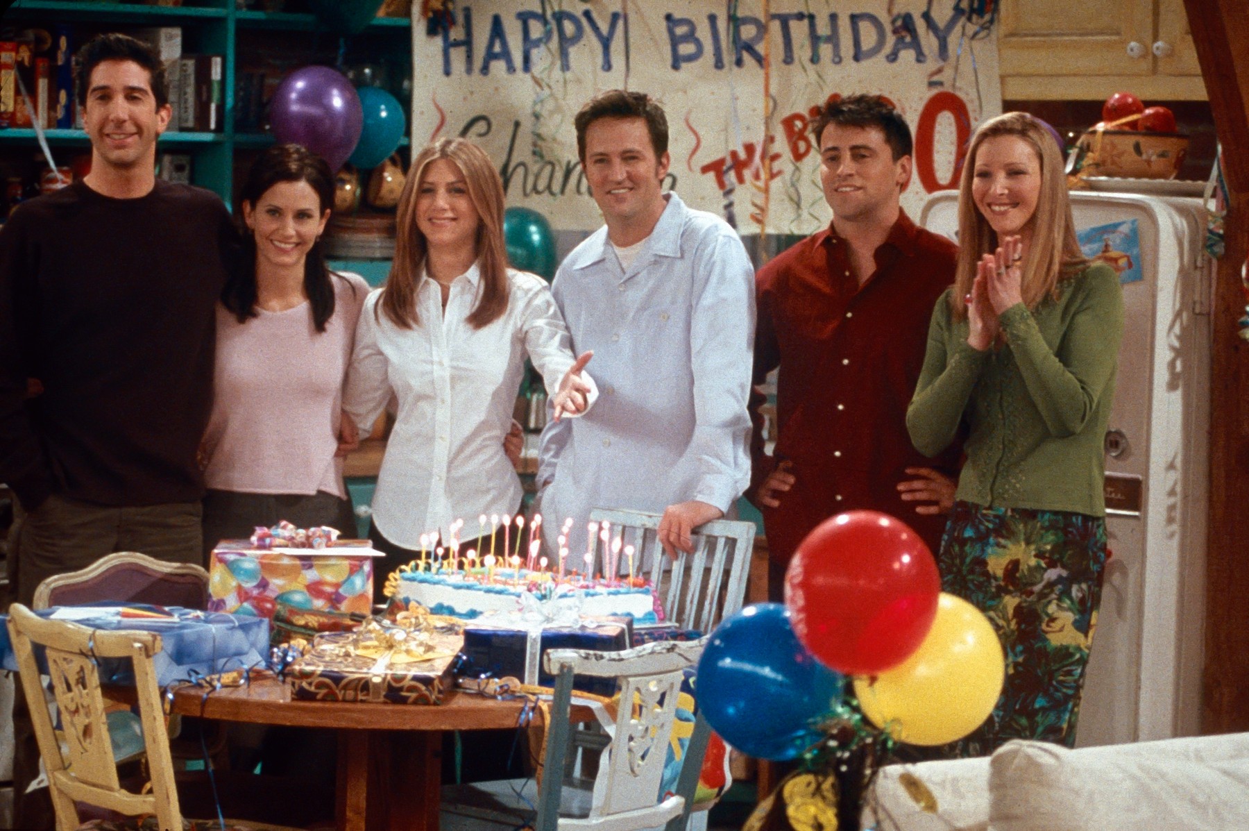Lisa Kudrow, Jennifer Aniston, Matt LeBlanc, Matthew Perry, Courteney Cox and David Schwimmer