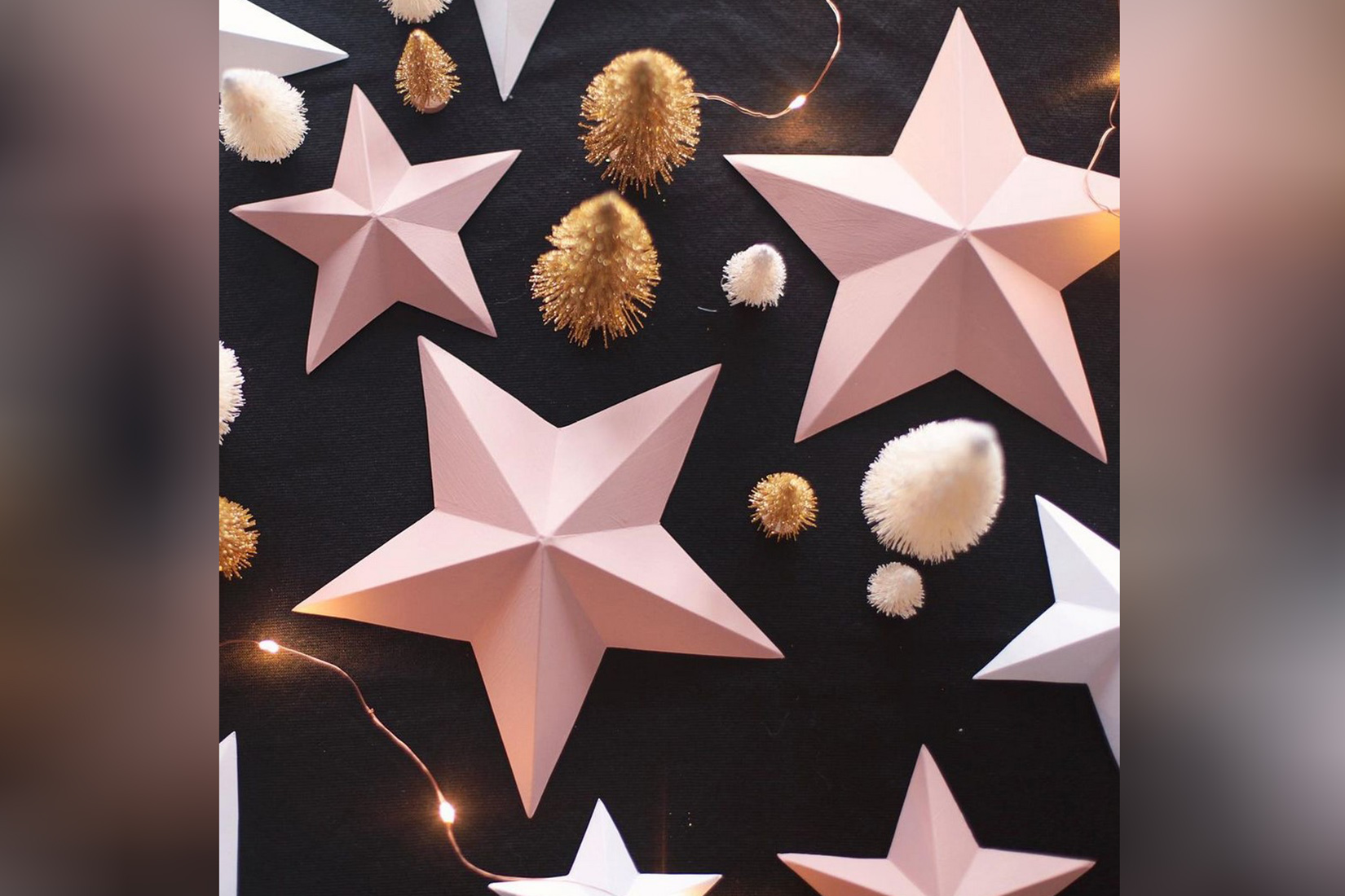 Uradi sam, zvezda, ukras, ukrasi za Novu godinu Foto: Instagram/halfpaintedhouse