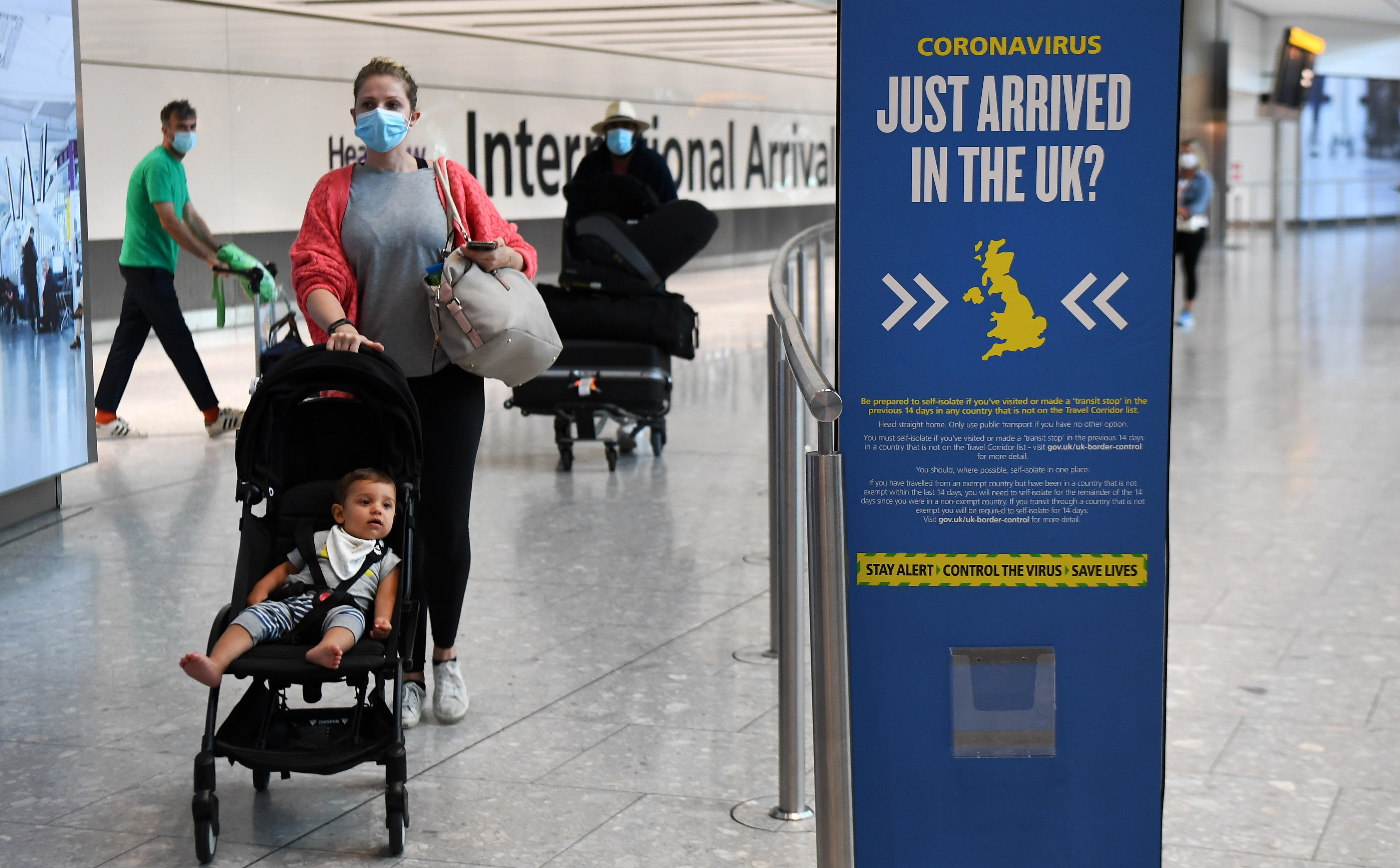 karantin, Britanija, Coronavirus in Britain