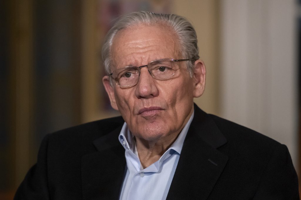 epa07424661 US Journalist Bob Woodward speaks during an interview at his home in Washington, DC, USA, 06 March 2019 (Issued 09 March 2019). Woodward, an investigative reporter, wrote the 2018 book 'Fear: Trump in the White House.'  EPA-EFE/ERIK S. LESSER