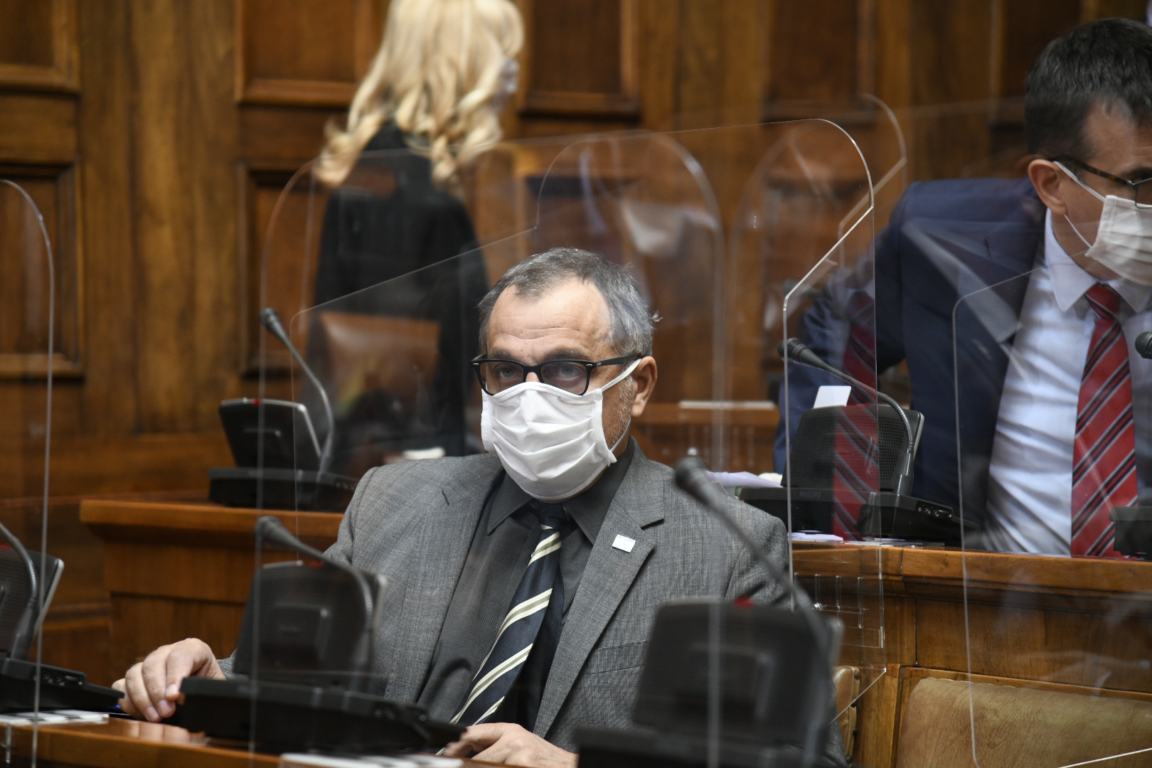 28.04.2020. Beograd, Skupstina Srbije, zasedanje skupstine, korona, koronavirus, prvo zasedanje u toku korone, Foto: Nemanja Jovanović/Nova.rs