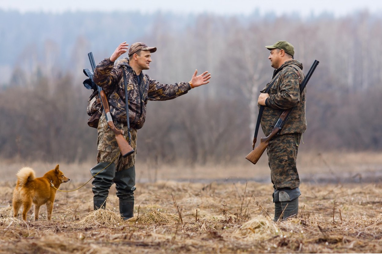 conversation between two hunters