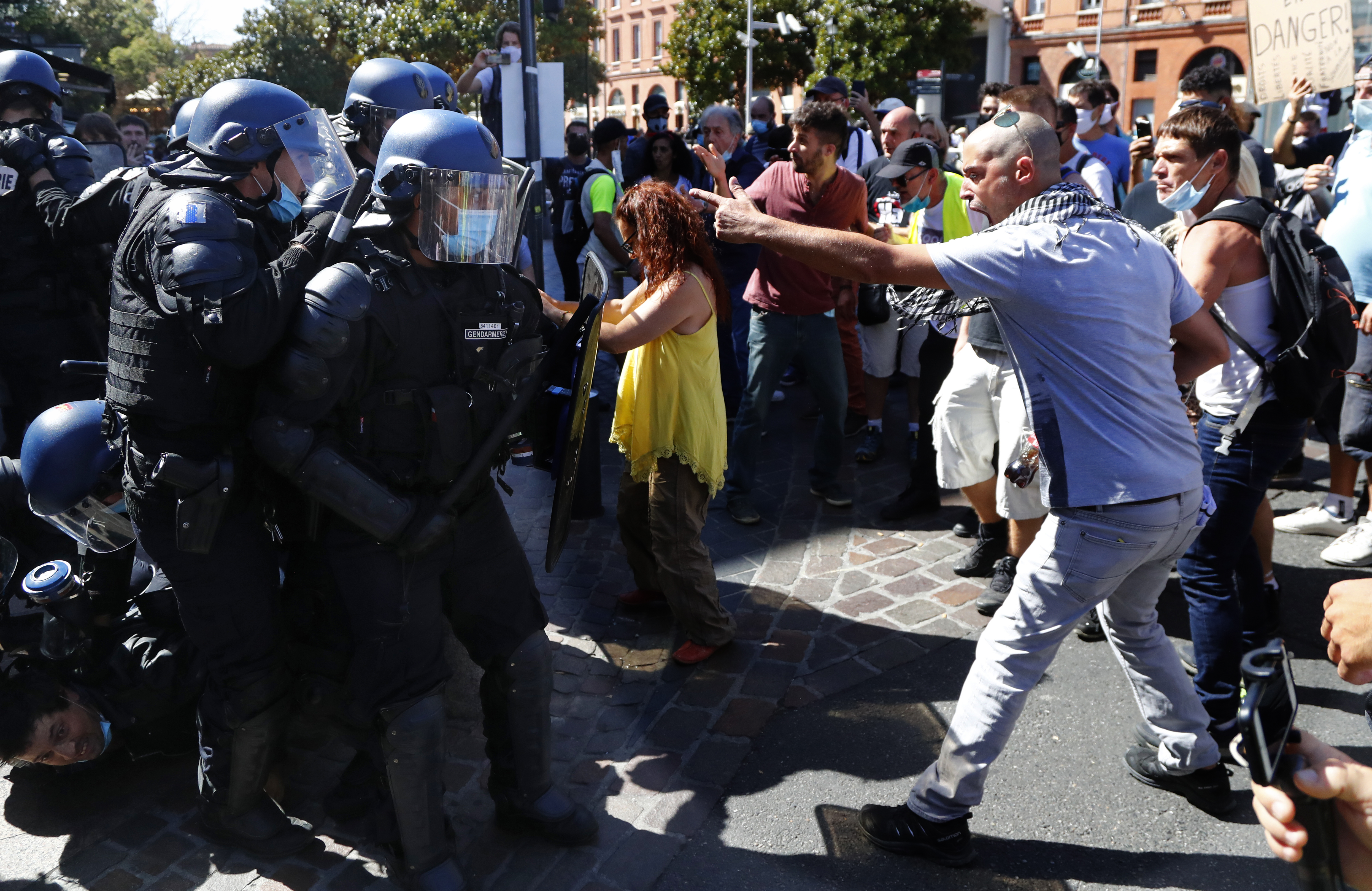 Yellow vest protest in Toulouse