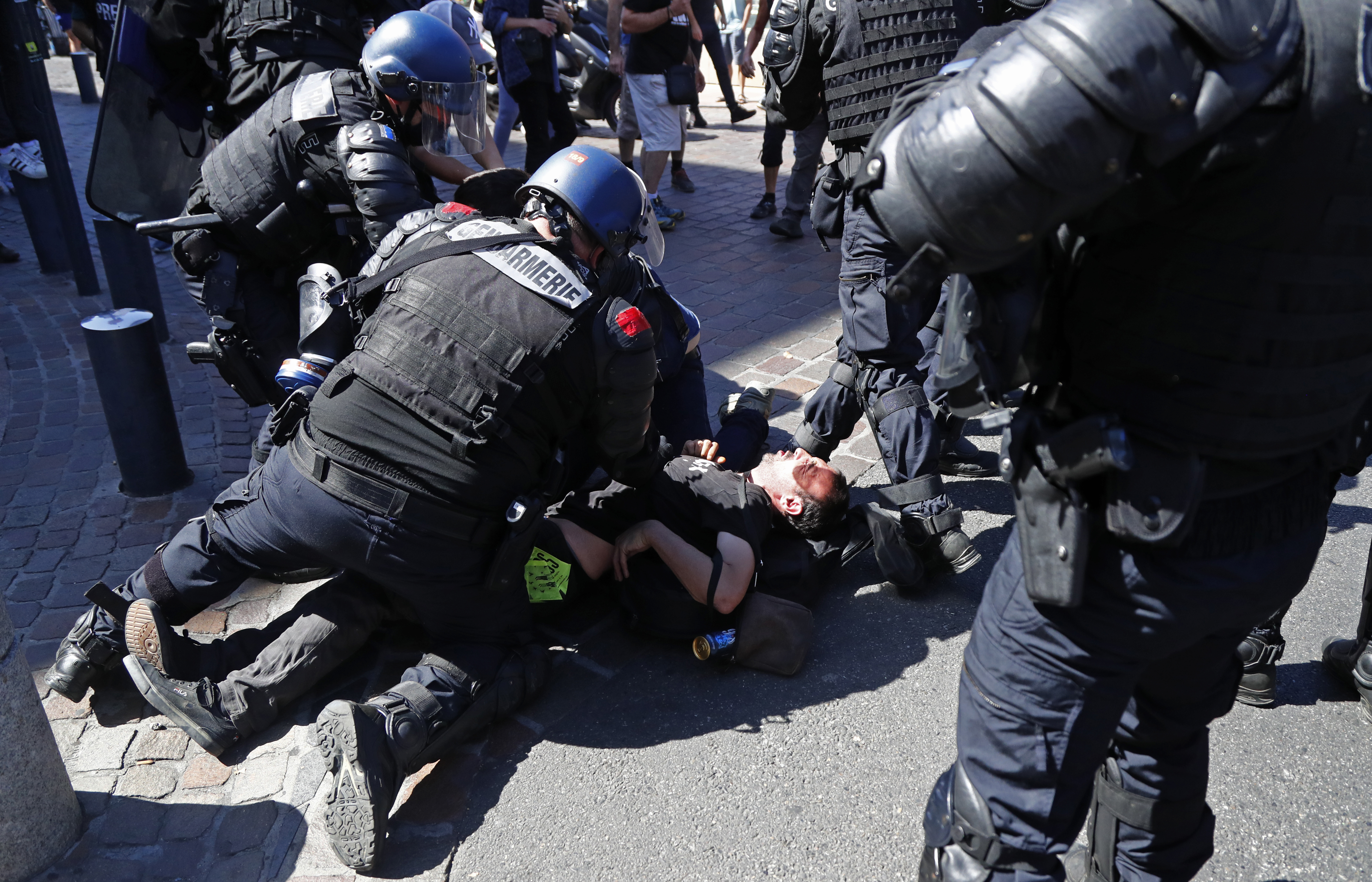 Yellow vest protest in Toulouse