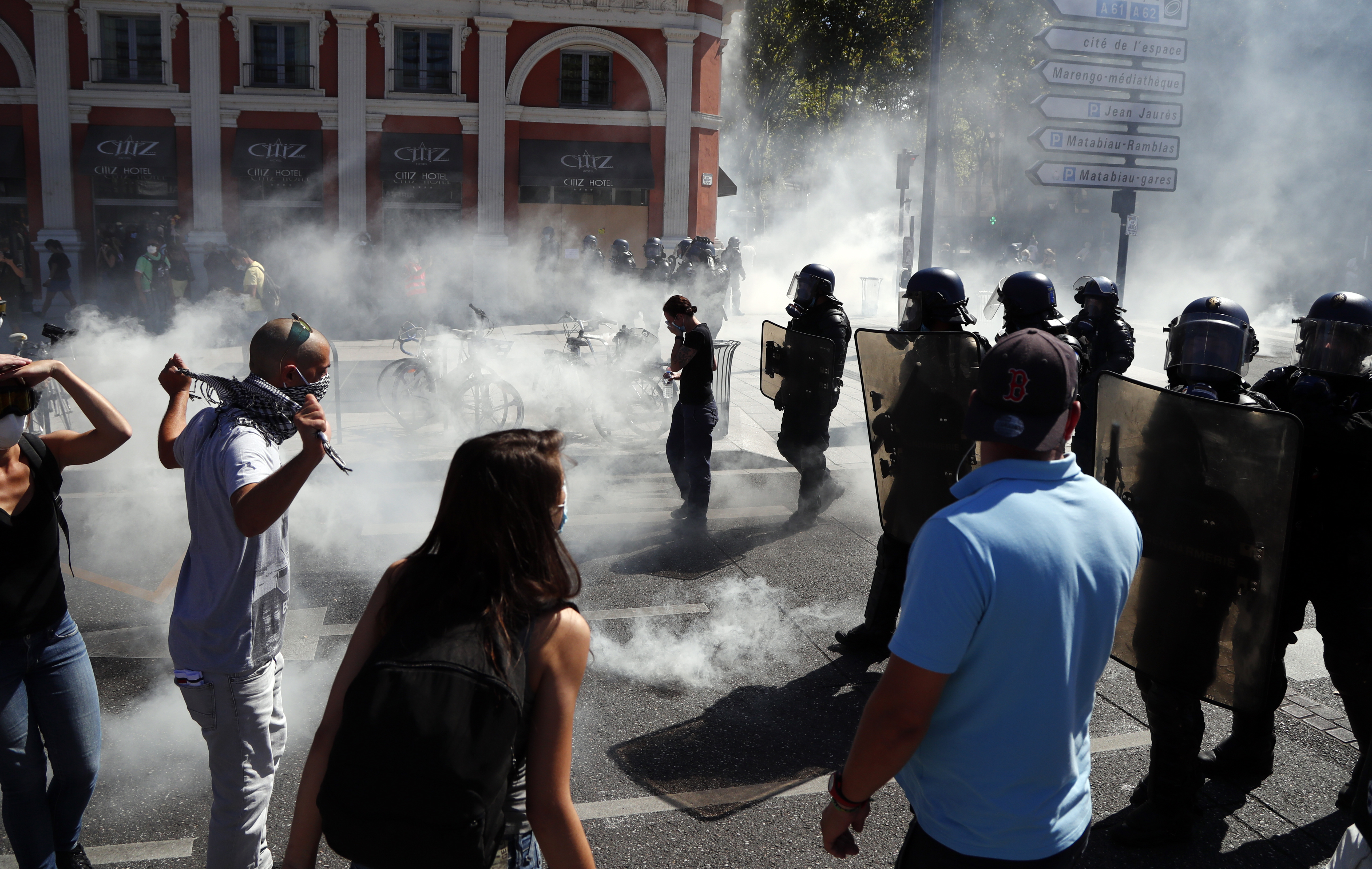 Yellow vest protest in Toulouse