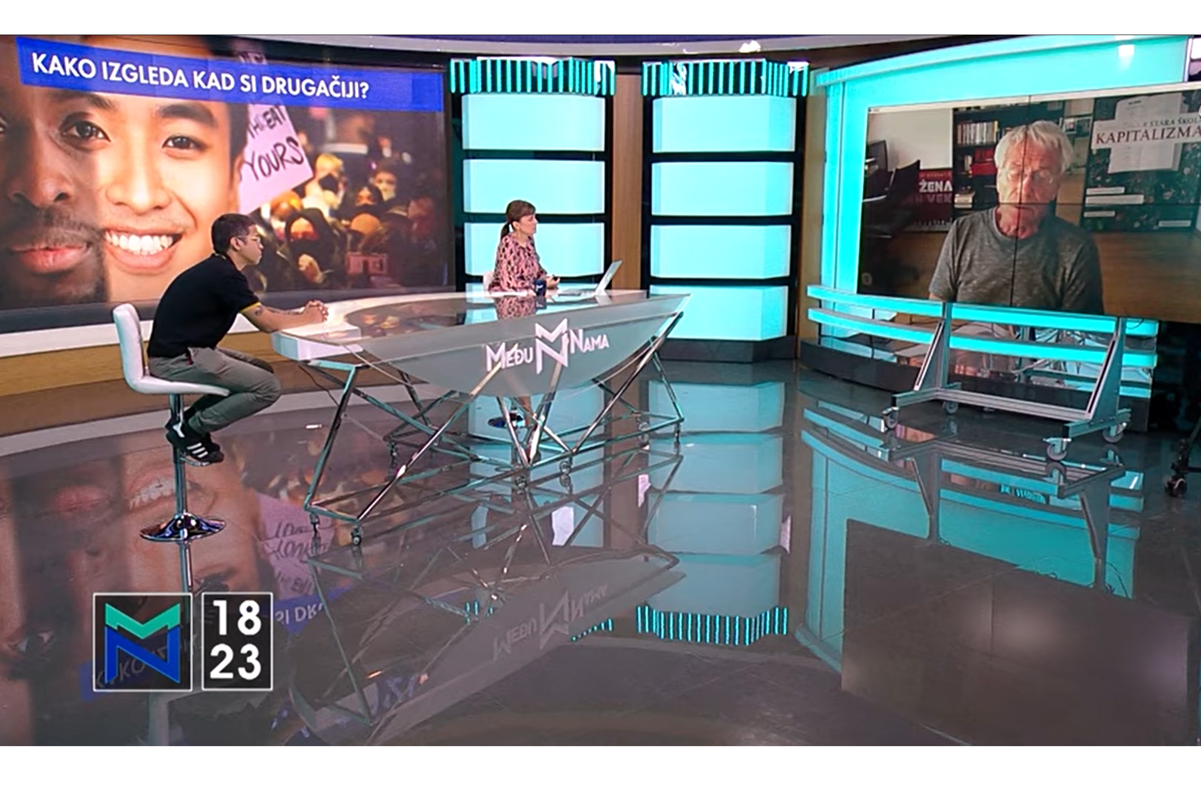 Među nama, Želimir Žilnik, reditelj i Galeb Nikačević, novinar