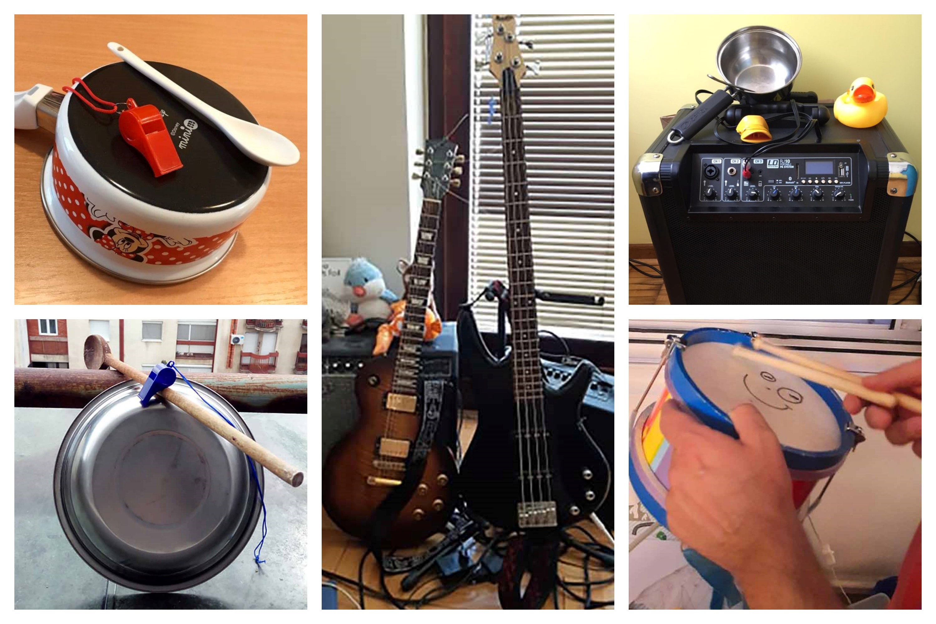 Buka, bukom protiv diktature, šerpa, varjača, pištaljka, pojačalo, insturmenti Foto: Privatna arhiva