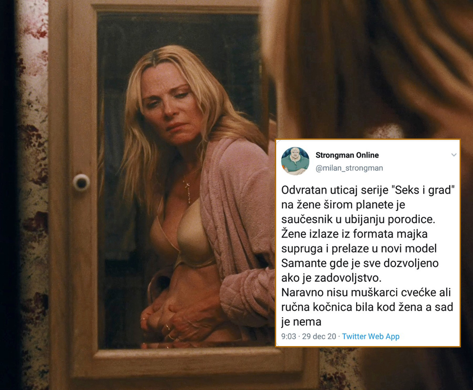 Cattrall's weighty new film role revealed