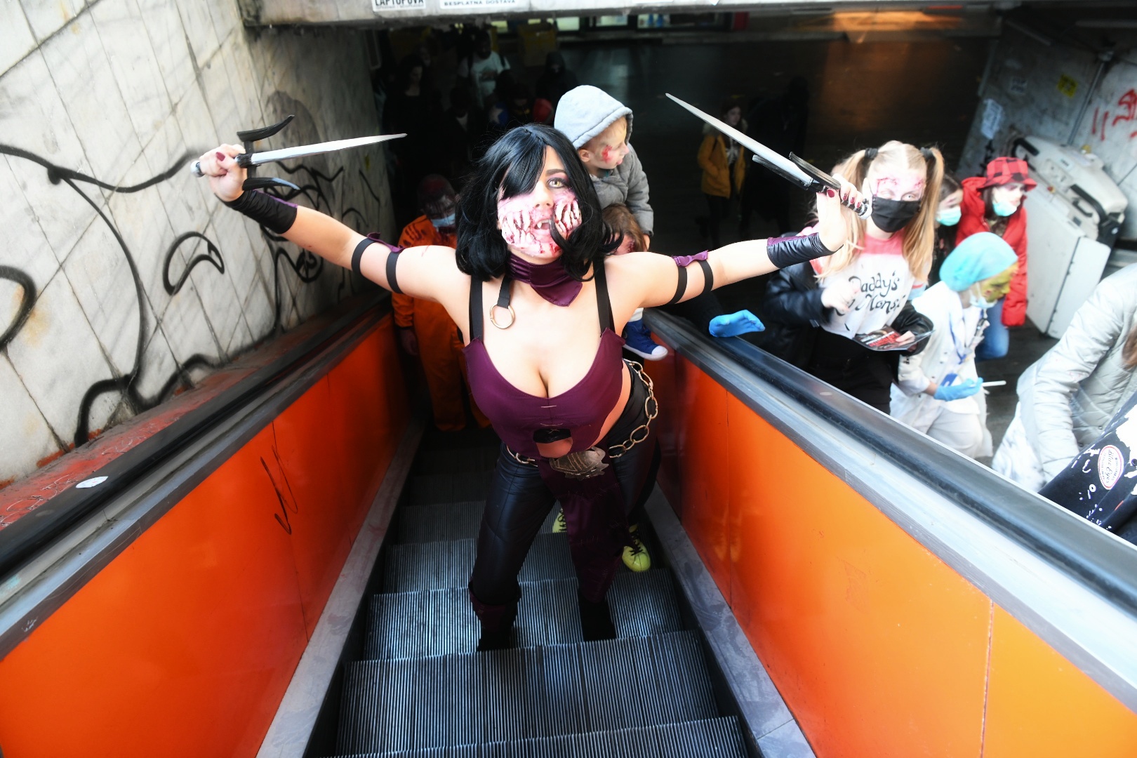 Beograd 17.10.2020. Zombi šetnja Foto: Vesna Lalić/Nova.rs