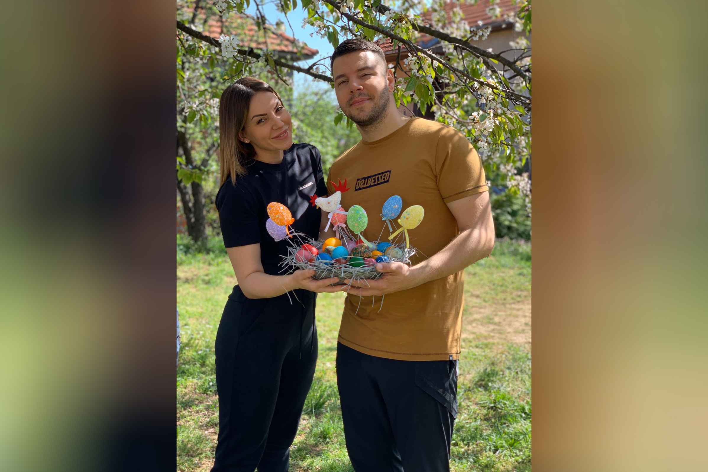 Ivana Pavković, Petar Mitić, Uskrs, uskršnja jaja Foto: Privatna arhiva