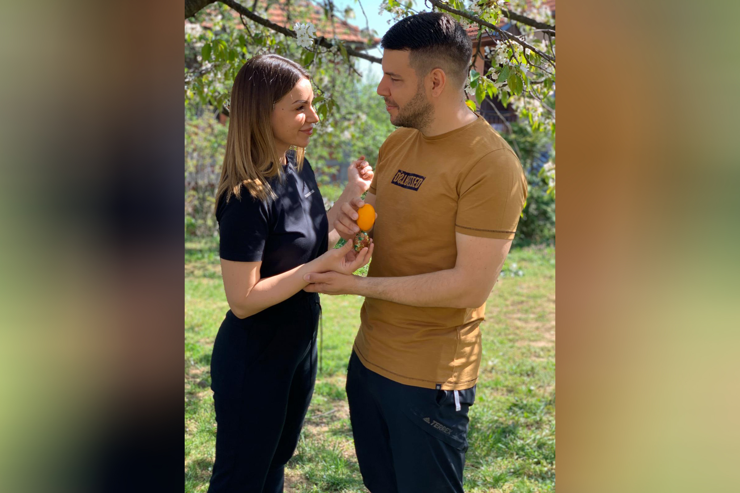 Ivana Pavković, Petar Mitić, Uskrs, uskršnja jaja Foto: Privatna arhiva