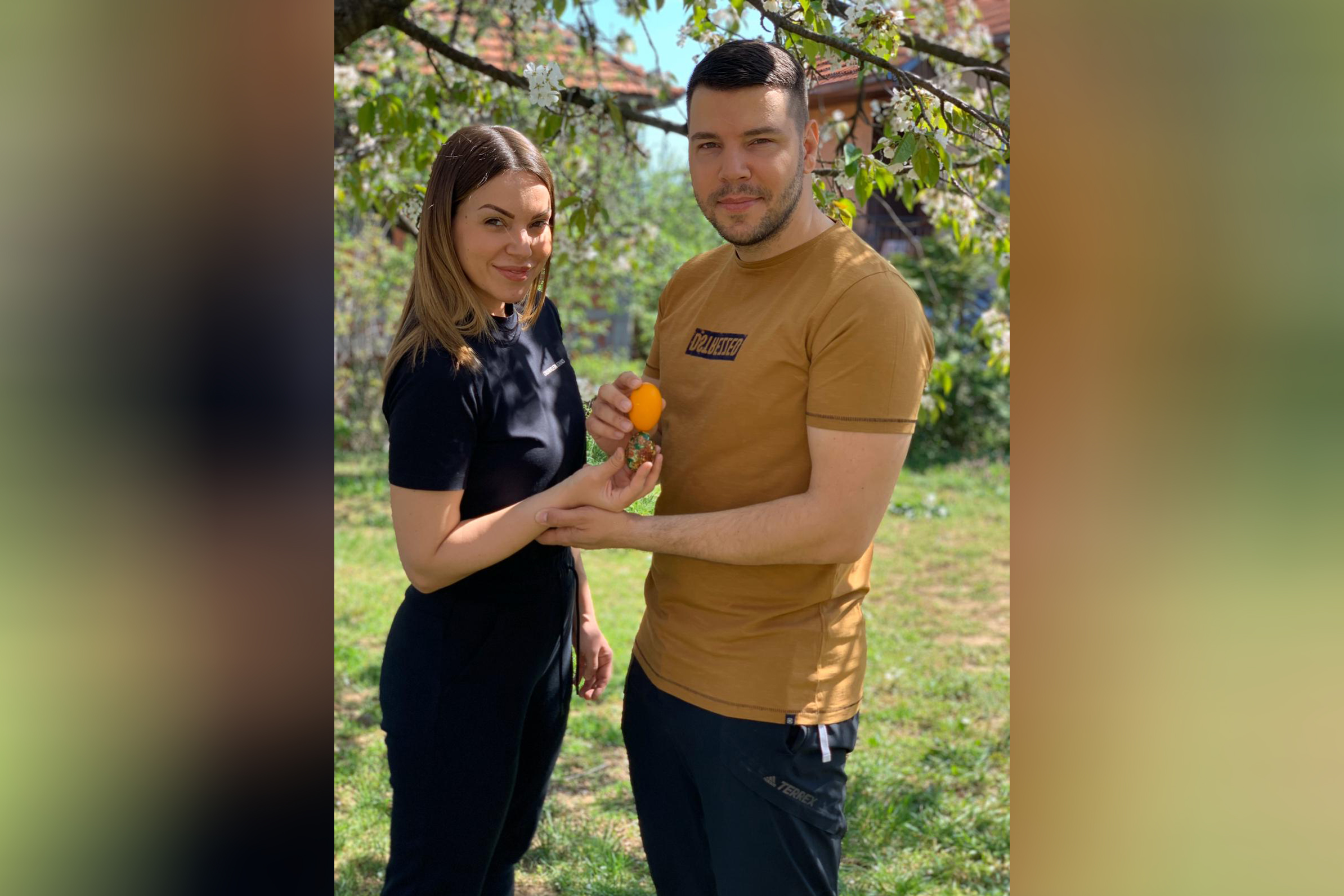 Ivana Pavković, Petar Mitić, Uskrs, uskršnja jaja Foto: Privatna arhiva