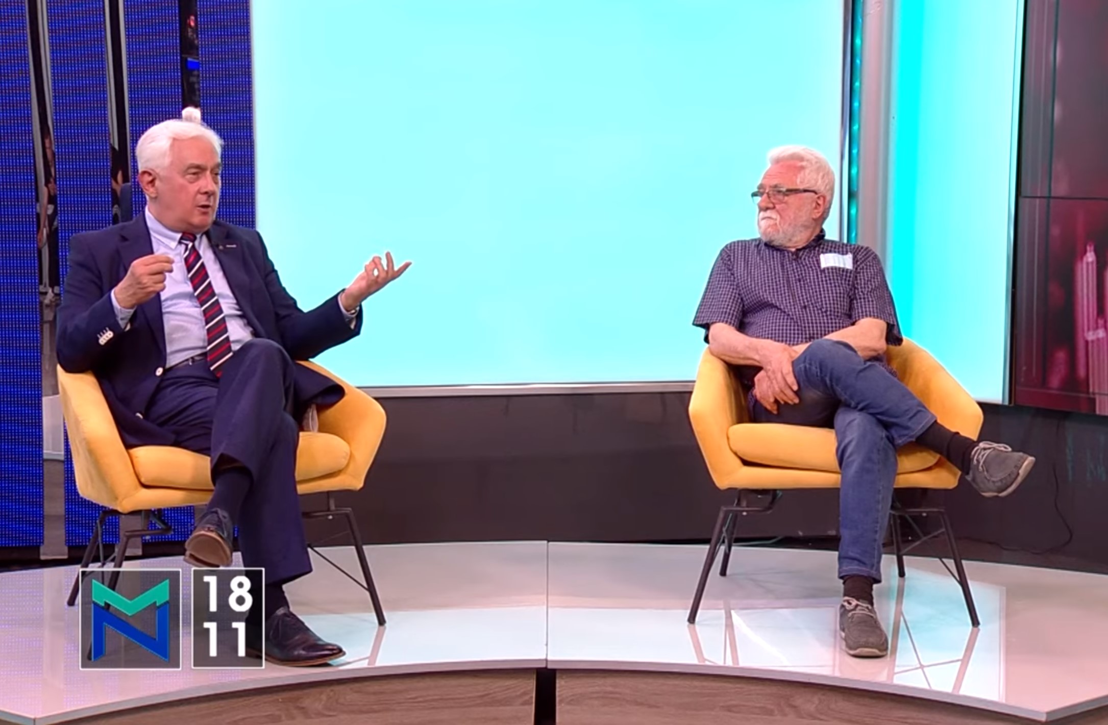 Dragan Delić, bivši direktor Infektivne klinike i Zoran Radovanović, epidemiolog, Među nama