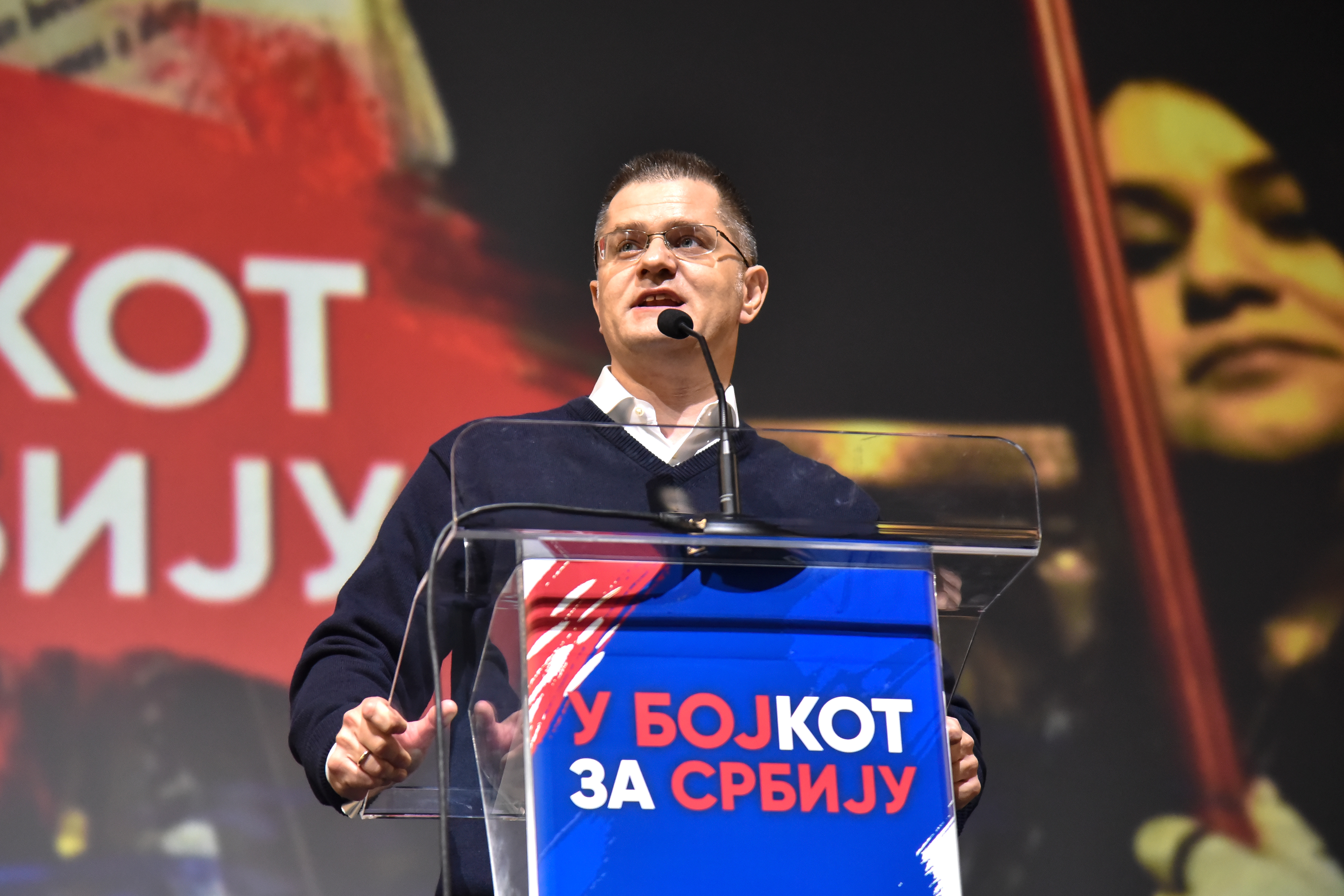 Beograd 01.02.2020. Prvi zajednički skup dela opozicije pod nazivom BOJKOT 2020 u Kombank dvorani U bojkot za Srbiju, Vuk Jeremić Foto: Nemanja Jovanović / Nova.rs