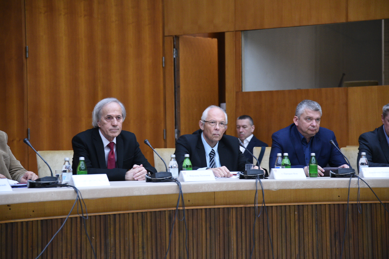 Beograd 15.03.2020. Dr Mijomir Pelemiš, infektolog, Predrag Kon, epidemiolog, Krizni štab Foto: Dragan Mujan/Nova.rs