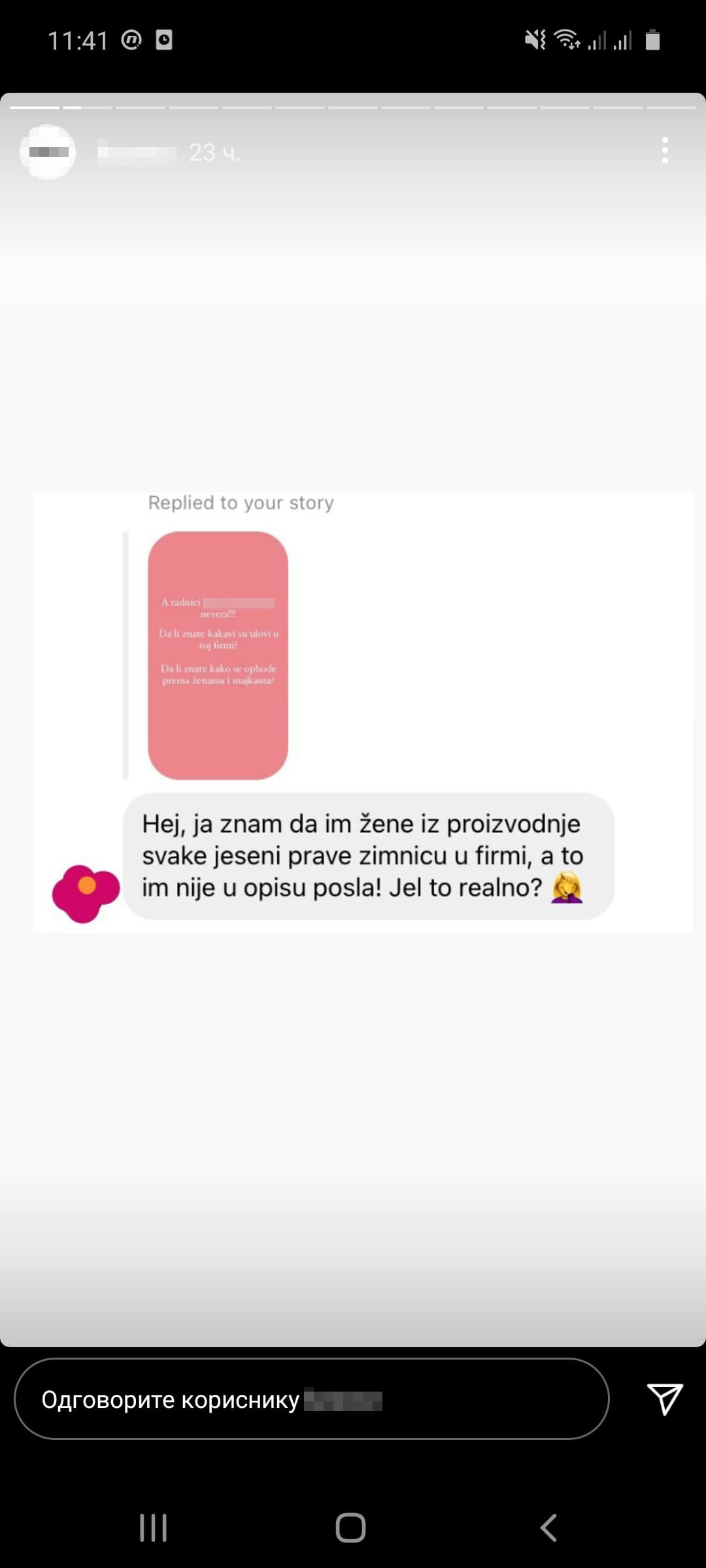 Reklama, donacija, humanitarna akcija, komentari Foto: Instagram
