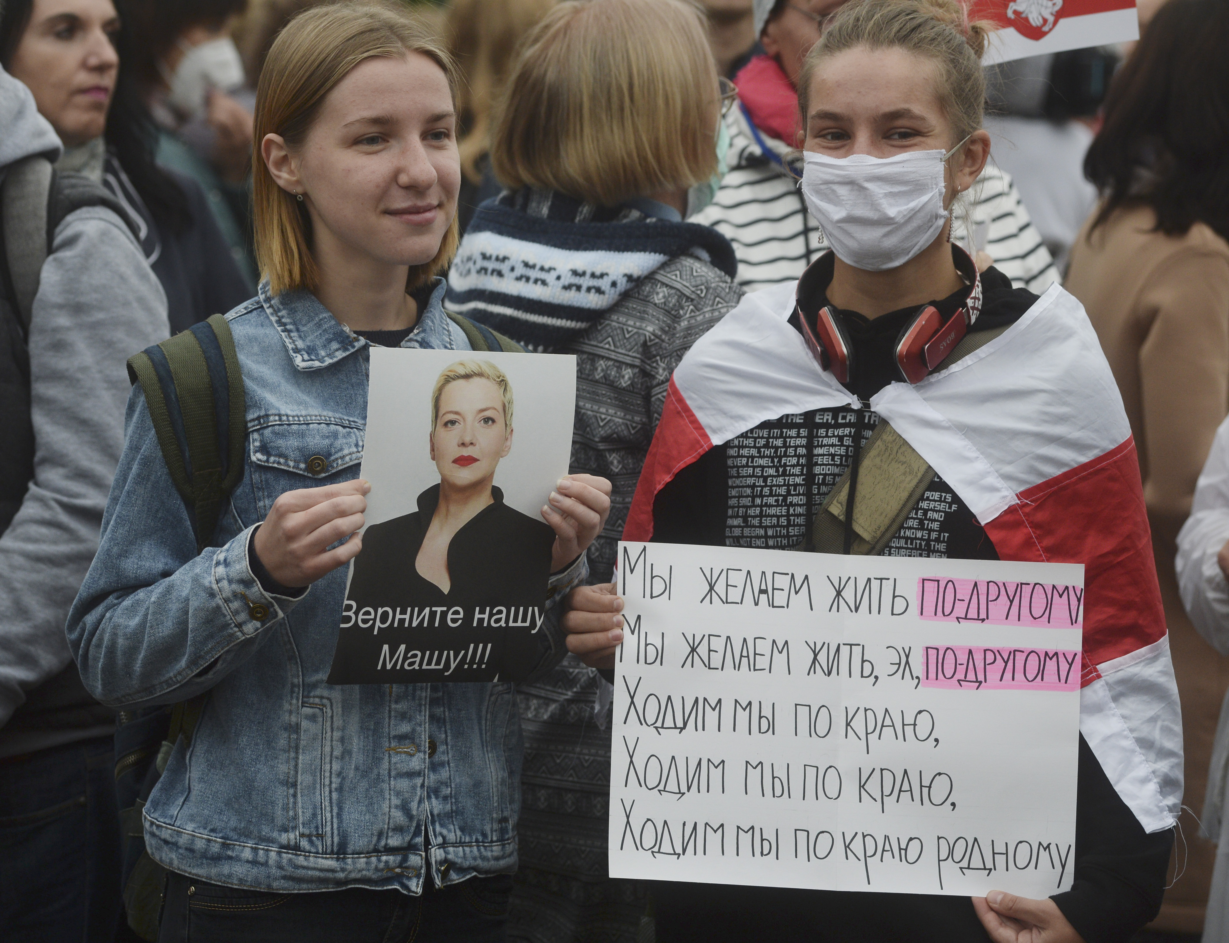 Opposition protests continue in Minsk