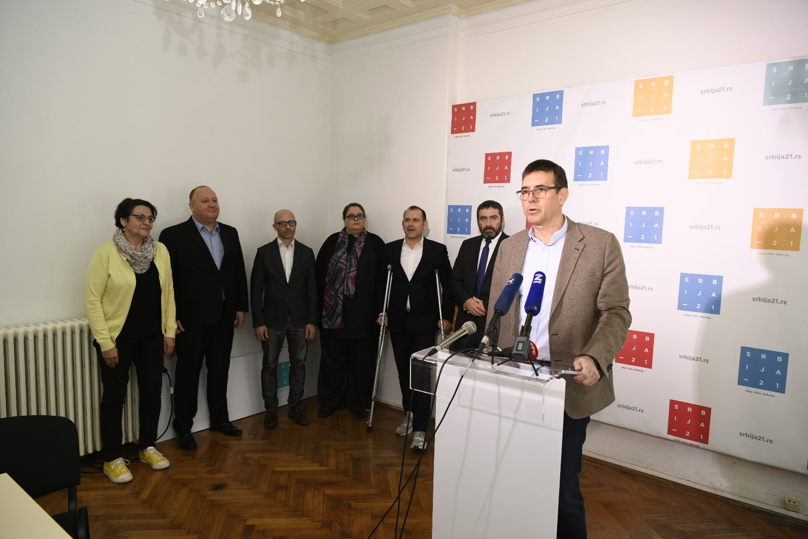 konferencija za novinare organizacije Srbija 21 o učešću na aprilskim izborima, Gordana Comic Foto: Goran Srdanov/Nova.rs