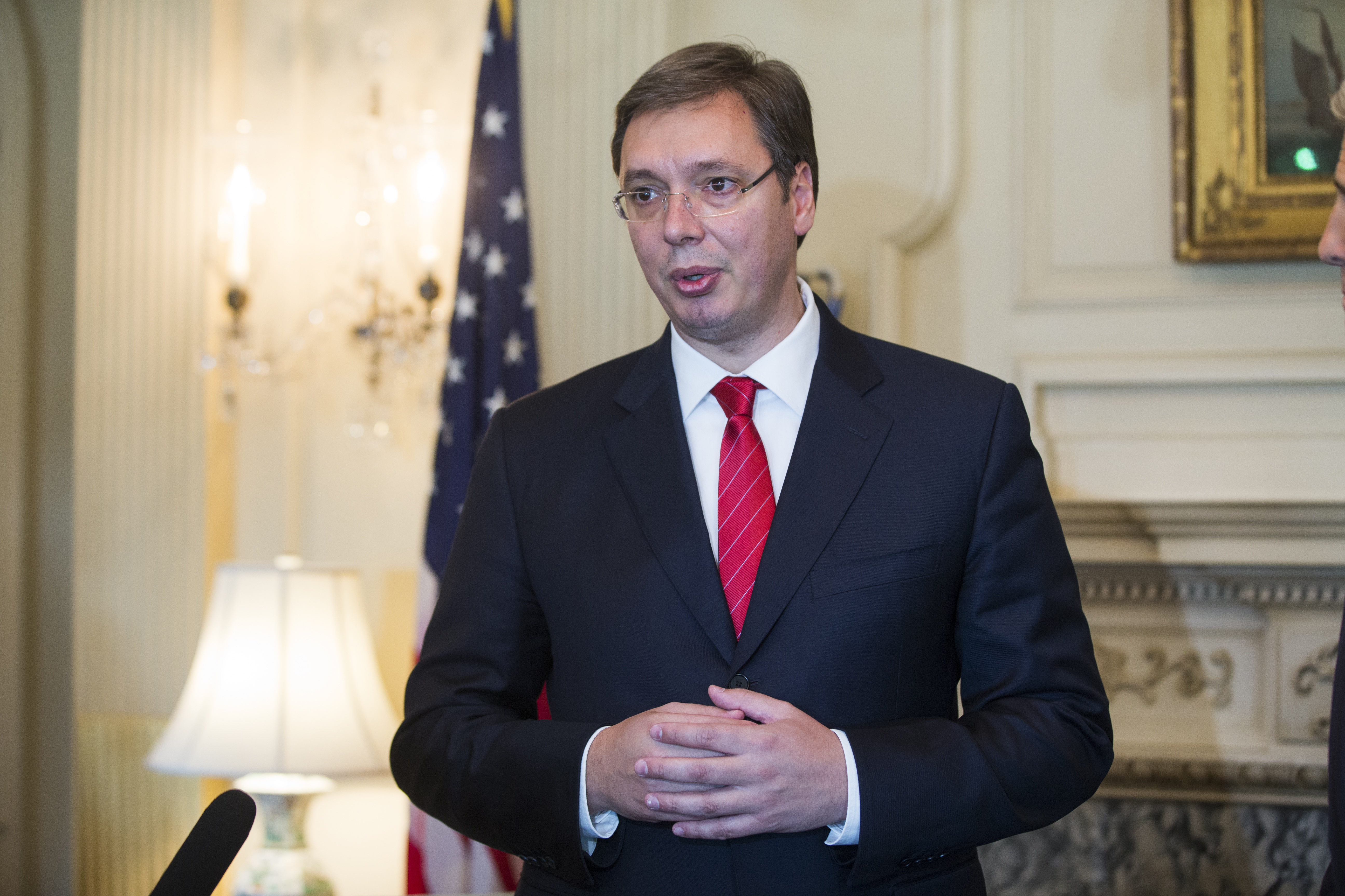 Aleksandar Vučić Foto:EPA/JIM LO SCALZO
