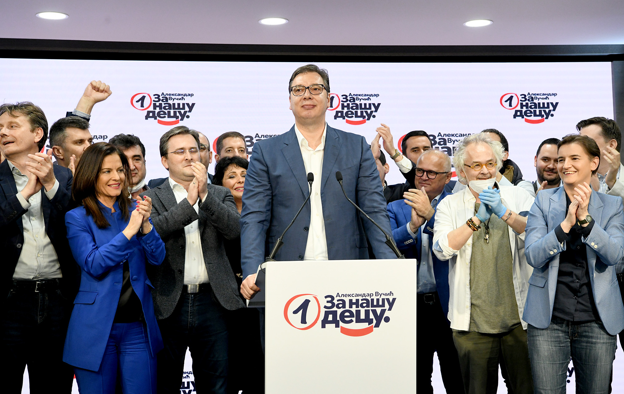 BEOGRAD 21.06.2020 Aleksandar Vučić, SNS, izborni stab foto Vesna Lalic/Nova.rs