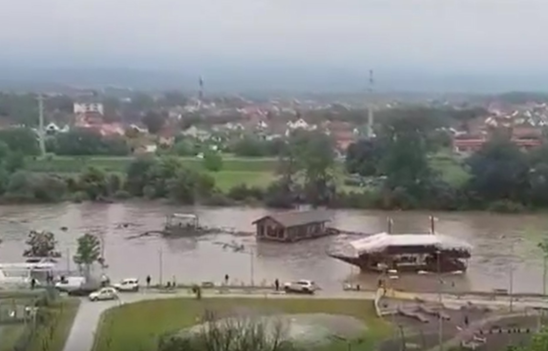 Kraljevo, poplava, Ibar, splavovi