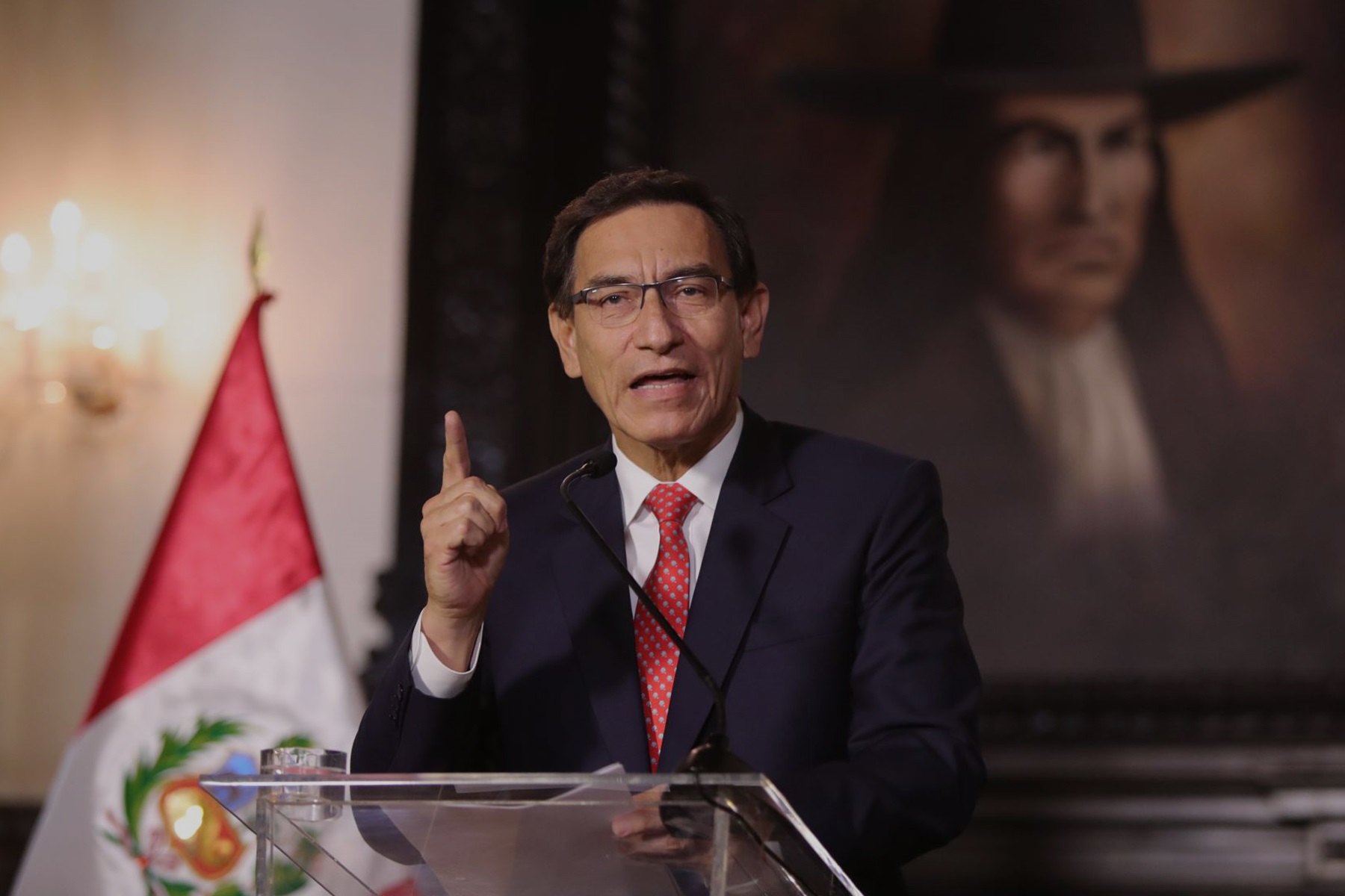 President of Peru Martin Vizcarra address to the Nation
